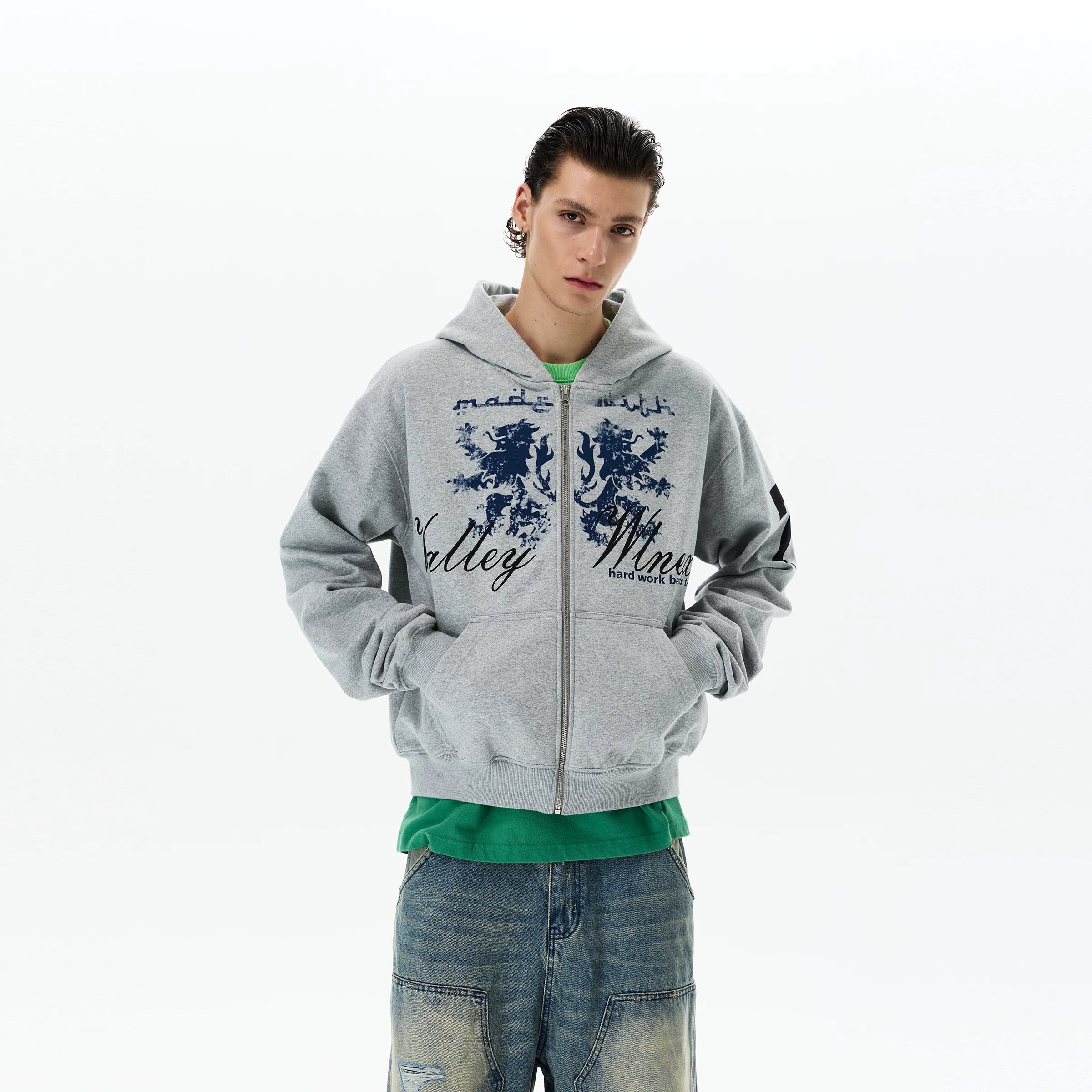 Valley Mines Crest Zip Hoodie