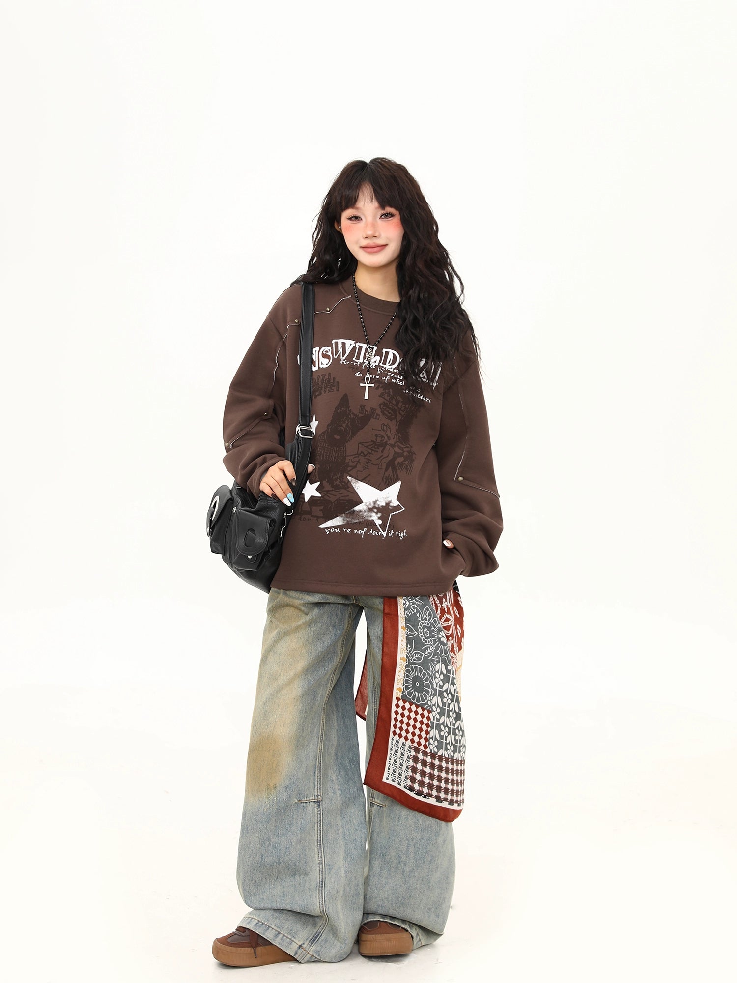 Rust Rebel Graphic Sweatshirt