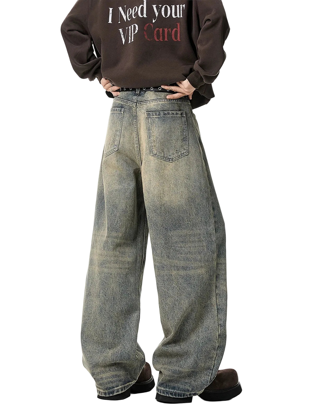 Rust Fade Vintage Wash Jeans