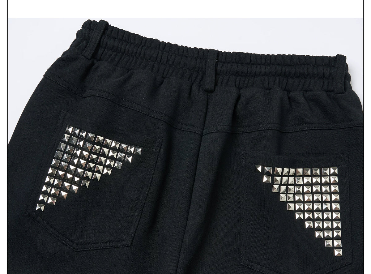 Starfall Renegade Studded Wide-Leg Pants