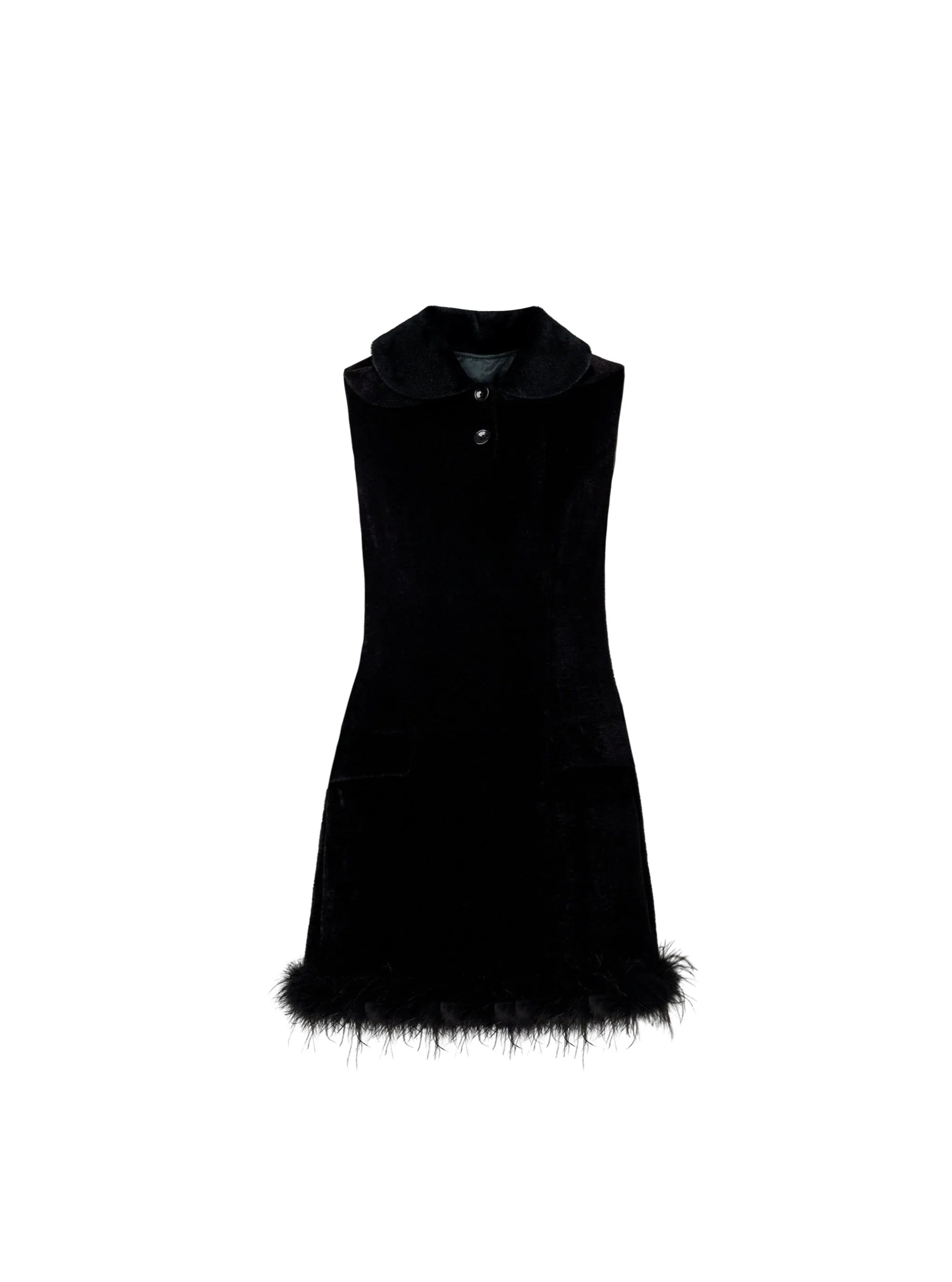 Mod maven à franges en plumes
