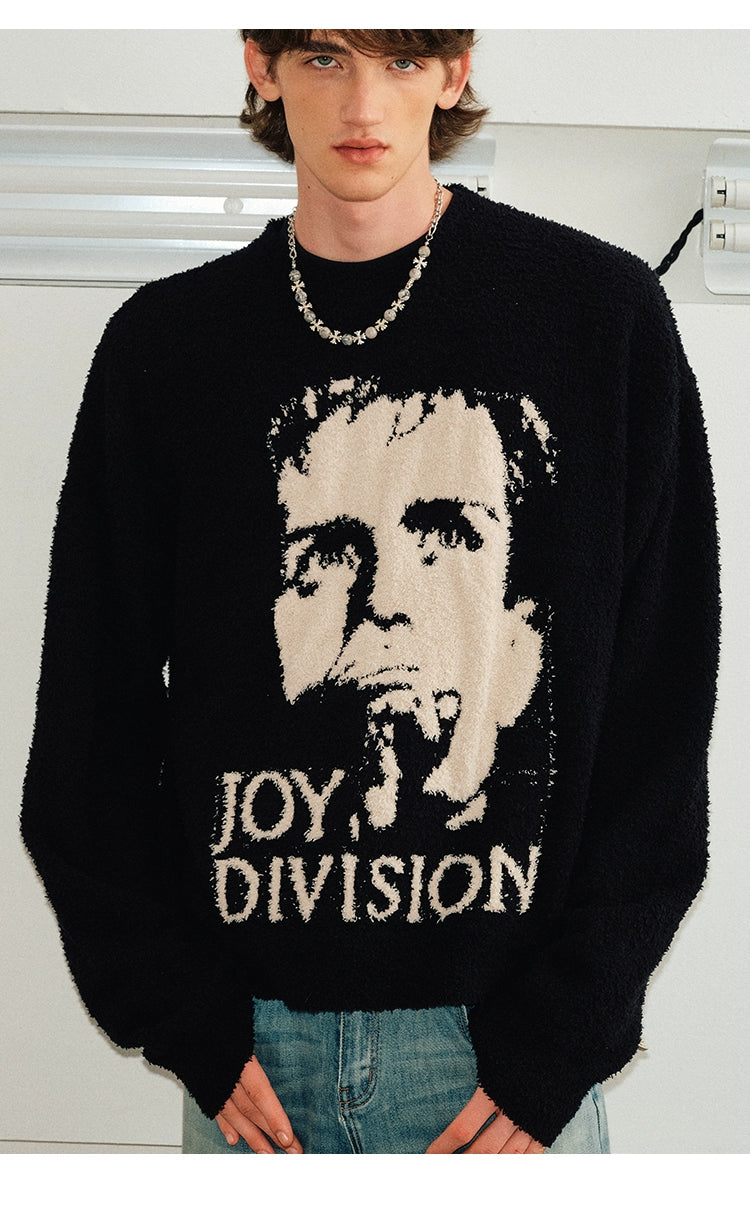 Joy Division Graphic Knit Sweater