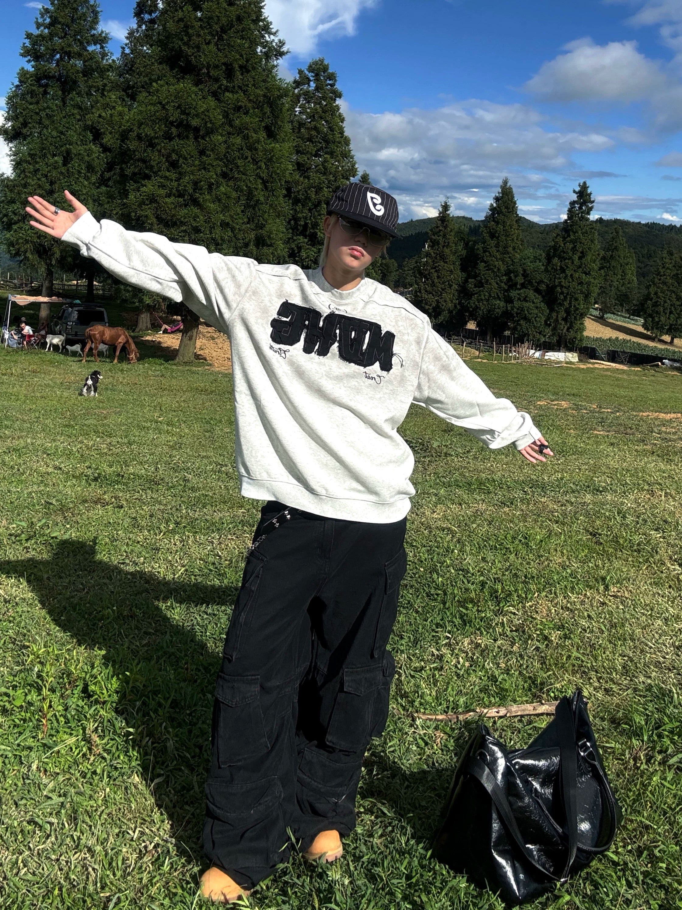 Cloudfield Rough-Cut Logo Sweatshirt