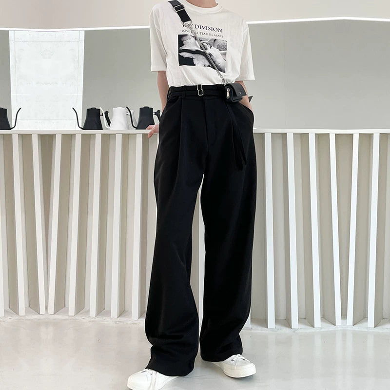 Mono Axis Ring-Belt Trousers