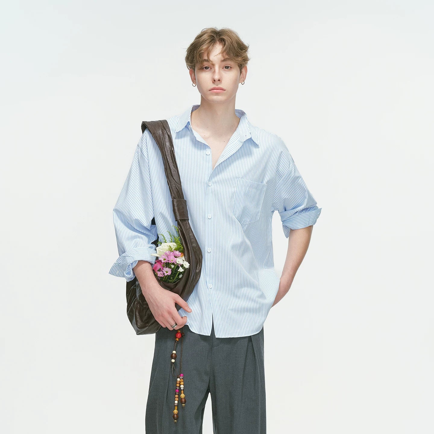 Verde Stripe Breeze Overshirt