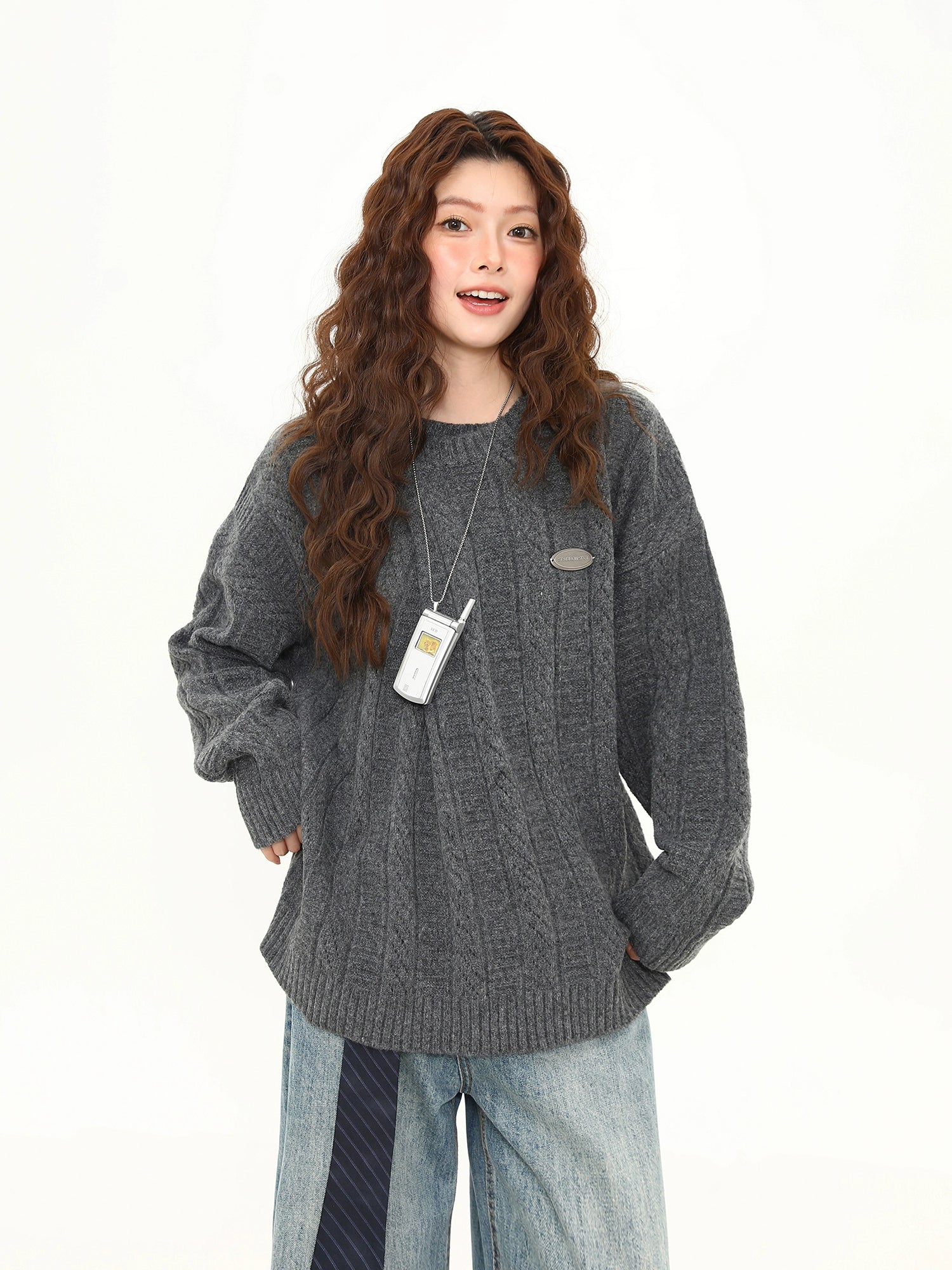 Oversized Cable Cozy Knit Sweater
