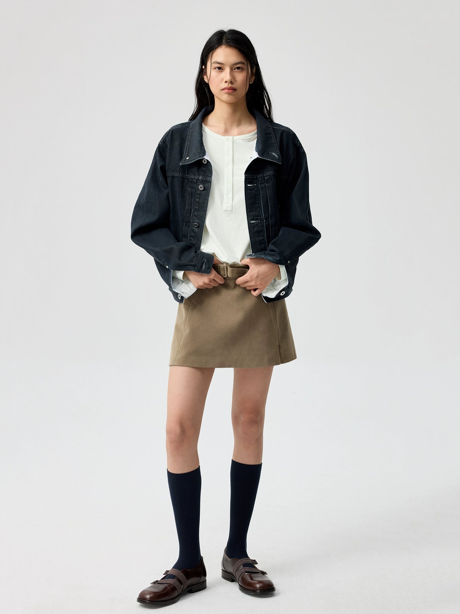 Midnight Loomed Denim Jacket