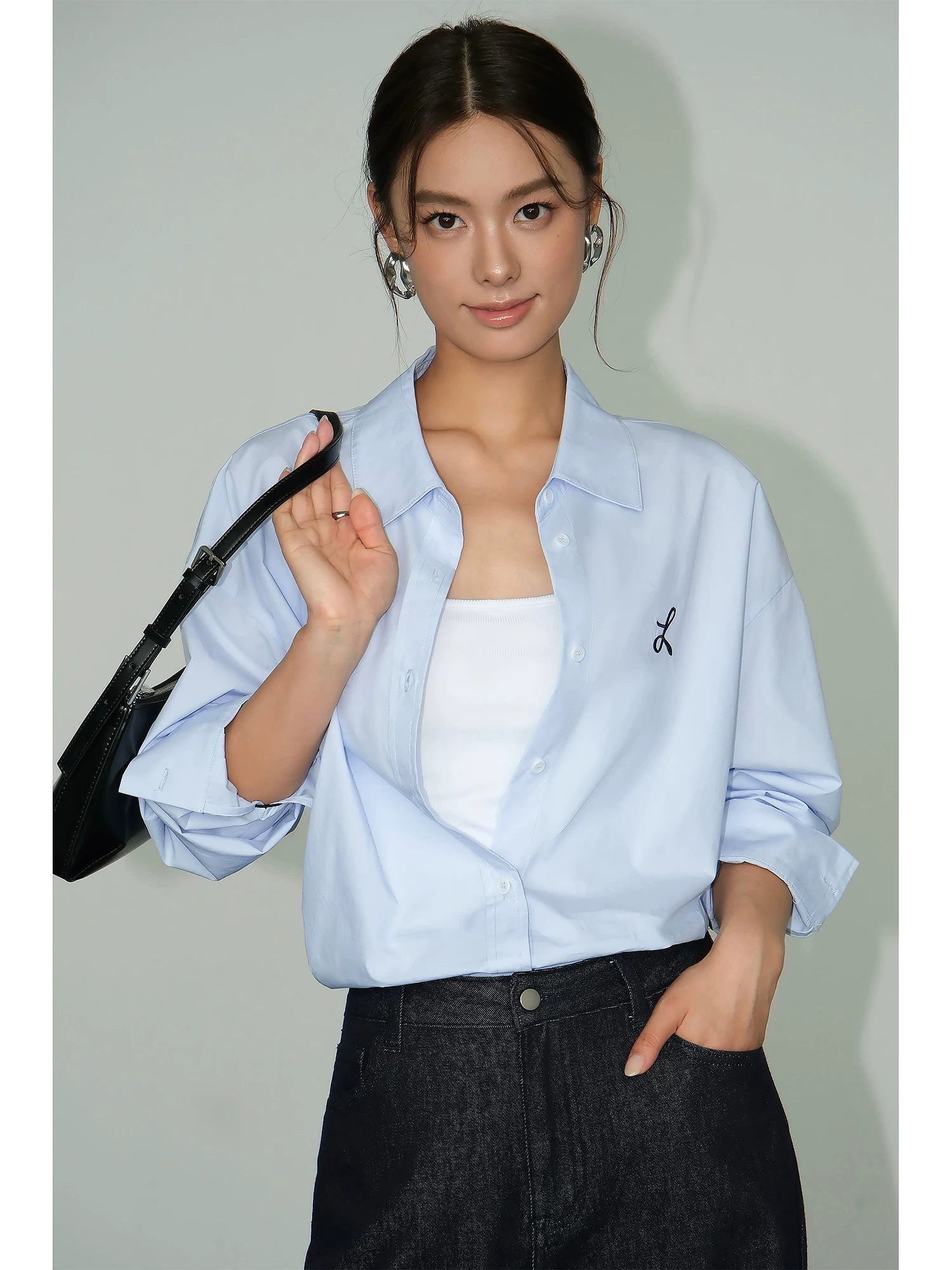 Relaxed Drift Oversized Button Shirt