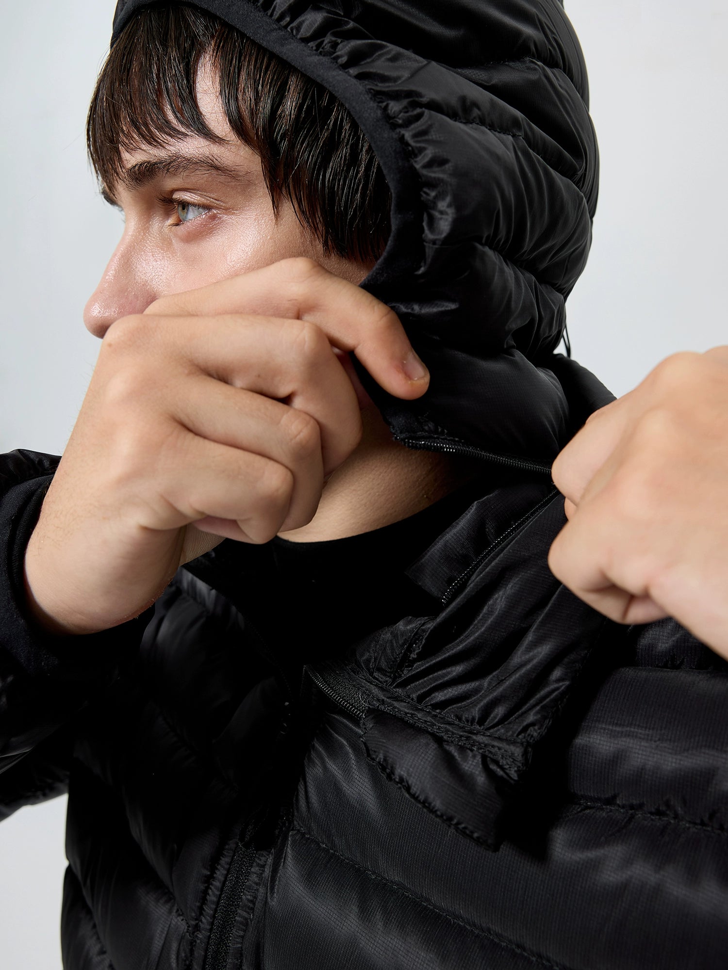 Amber Loft Hooded Puffer Jacket