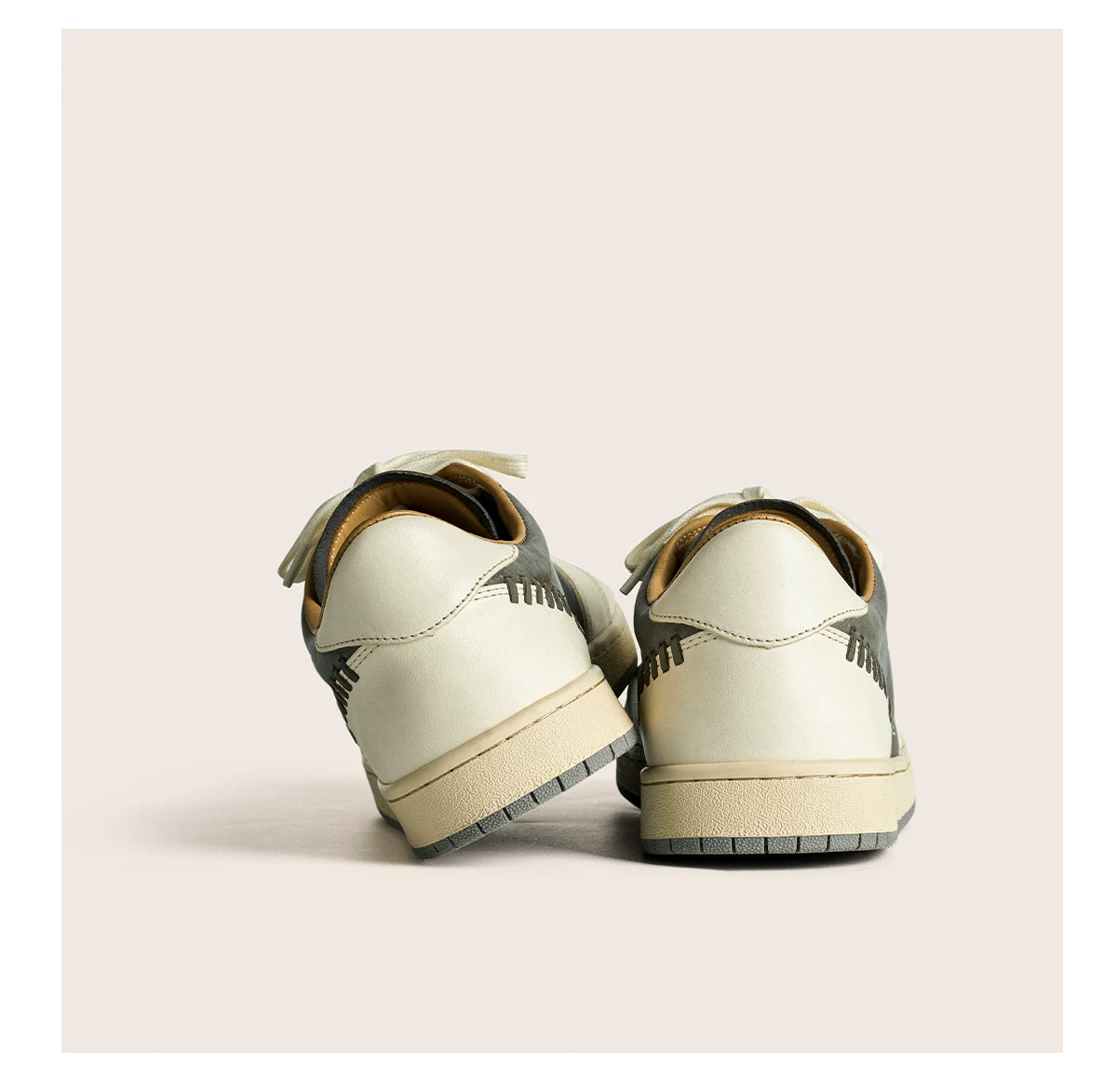 Retro Two-Tone Casual Sneakers