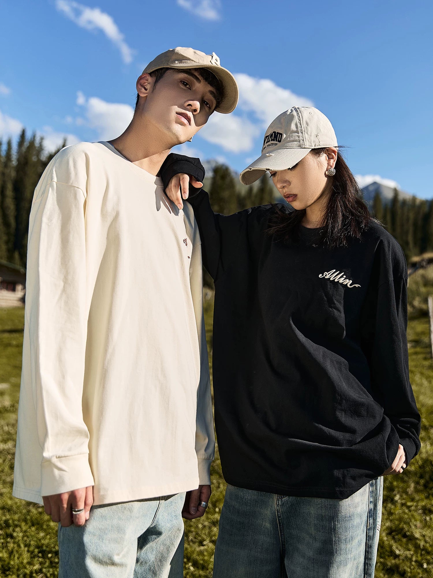 Alpine Script Graphic Long Sleeve Tee