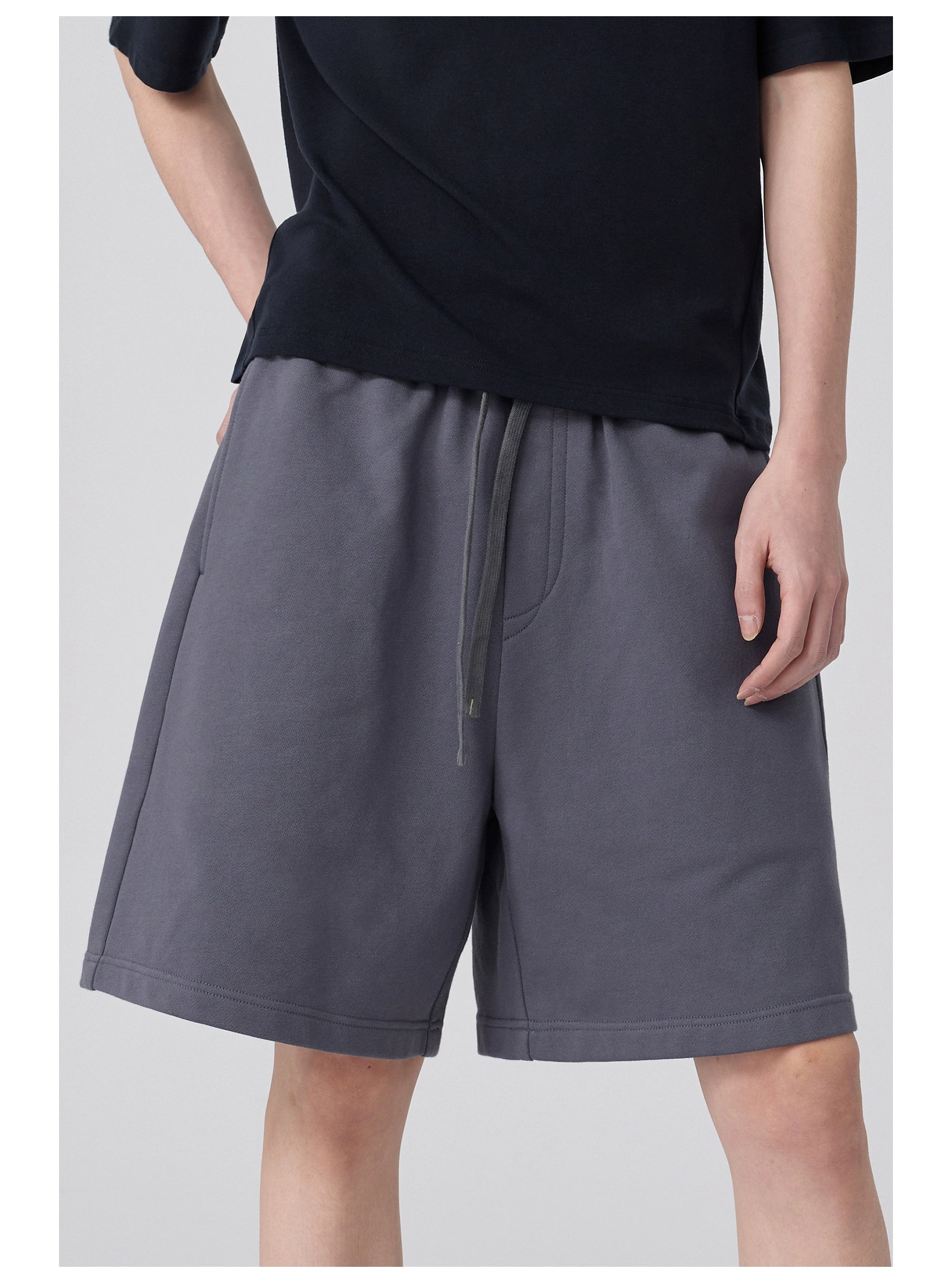 Unisex Casual Drawstring Lounge Shorts