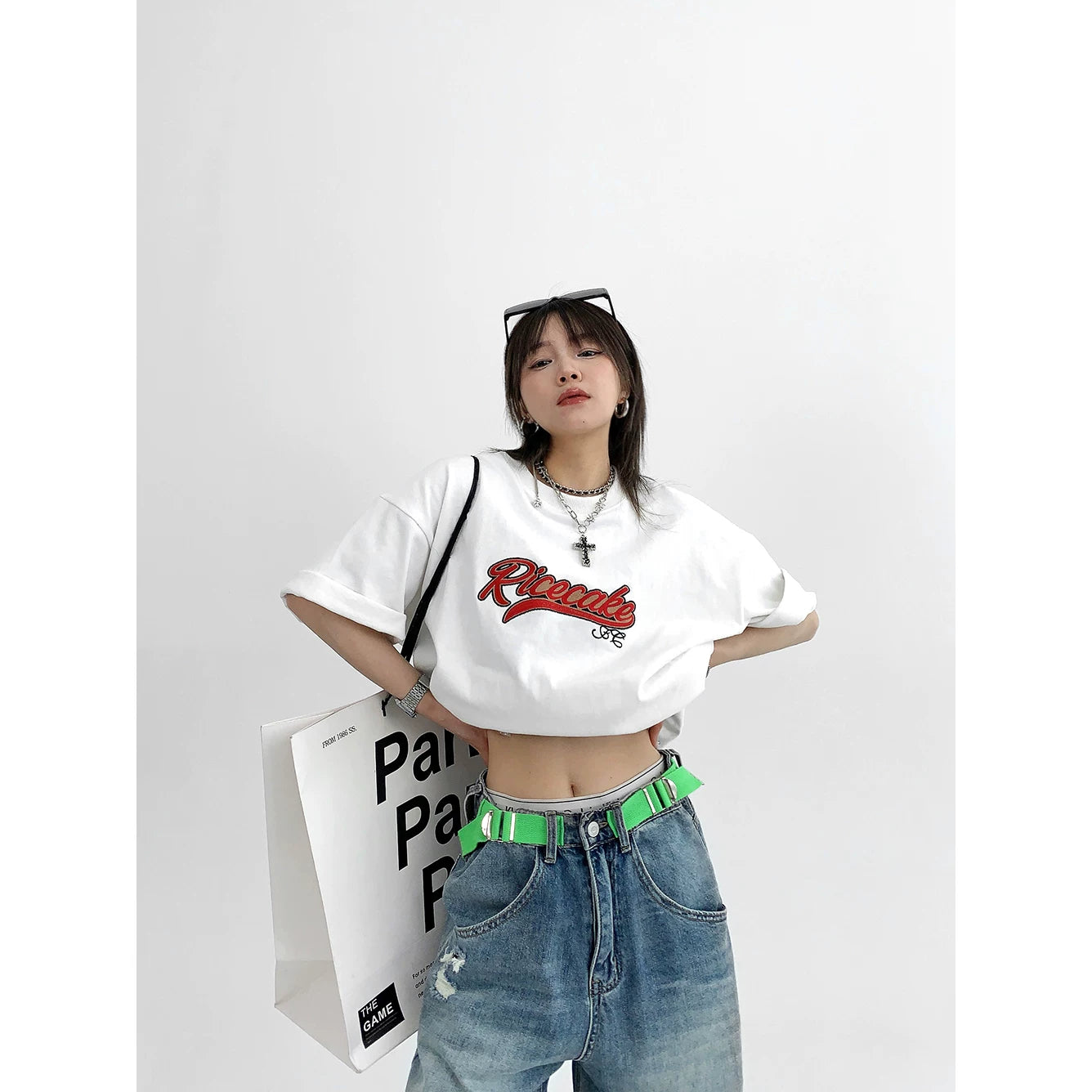 Midnight Varsity Ricecake Tee