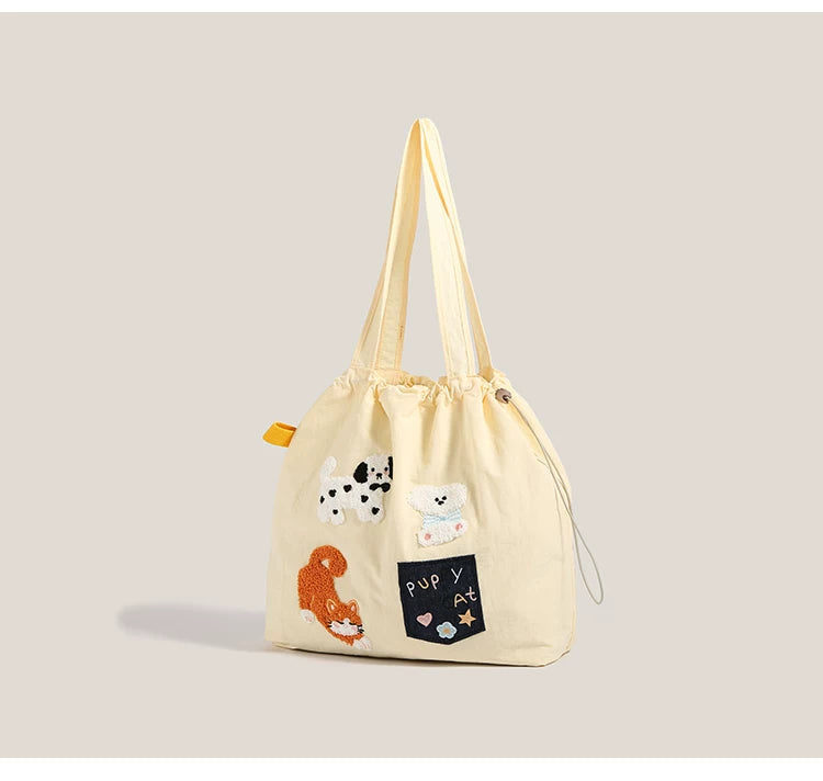 Puppy Pals Playtime Drawstring Tote