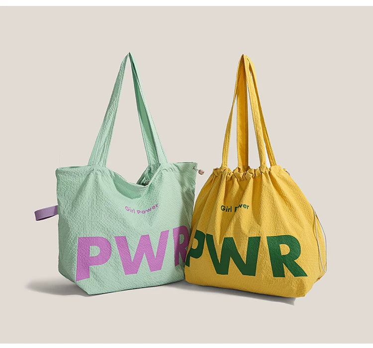 Girl Power PWR Canvas Tote