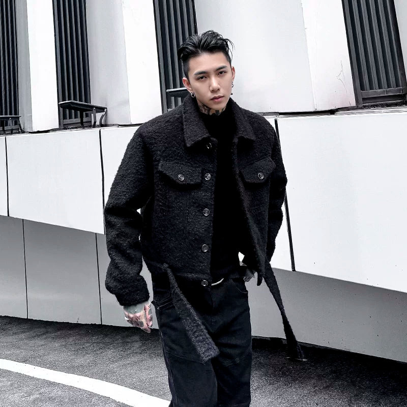 Teddy Cropped Trucker Jacket