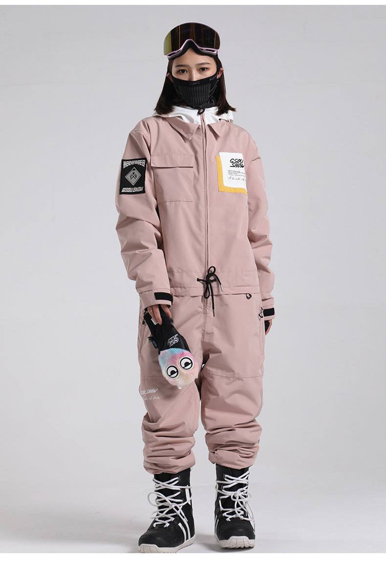 Workwear-Style Snowboard Boiler Suit