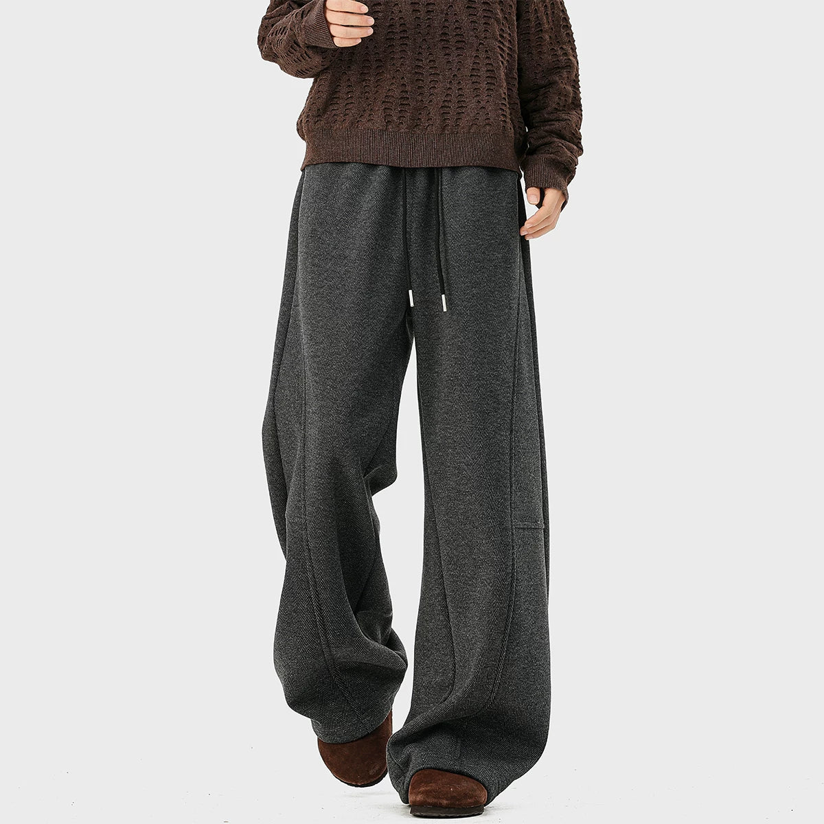 Hearthstone Herringbone Cuffed Trousers