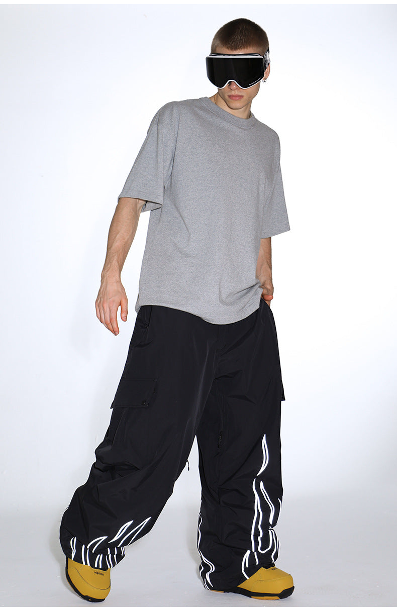 FlareTrace Reflective Cargo Snow Pants