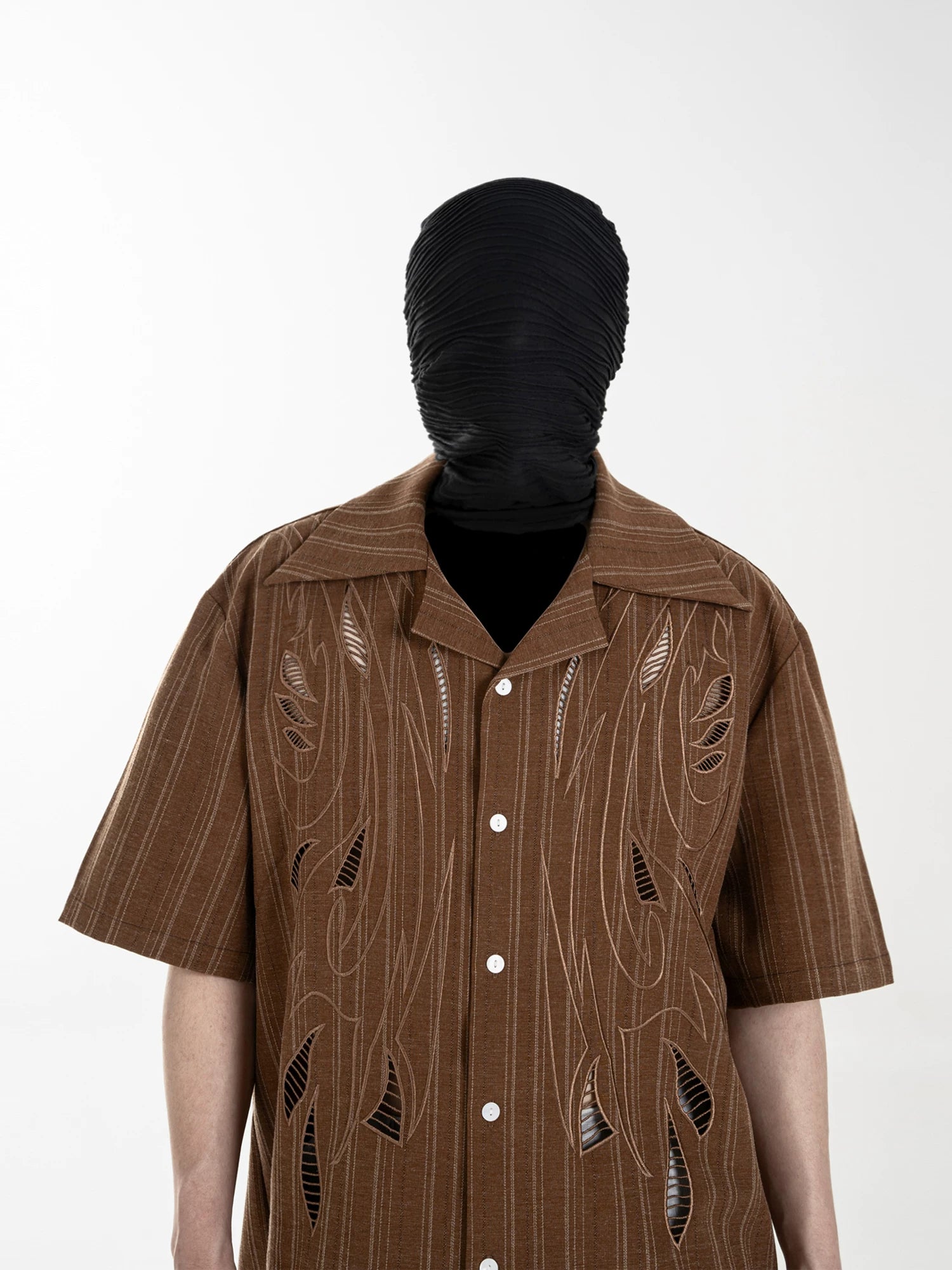 Amber Ember Cutout Camp Shirt