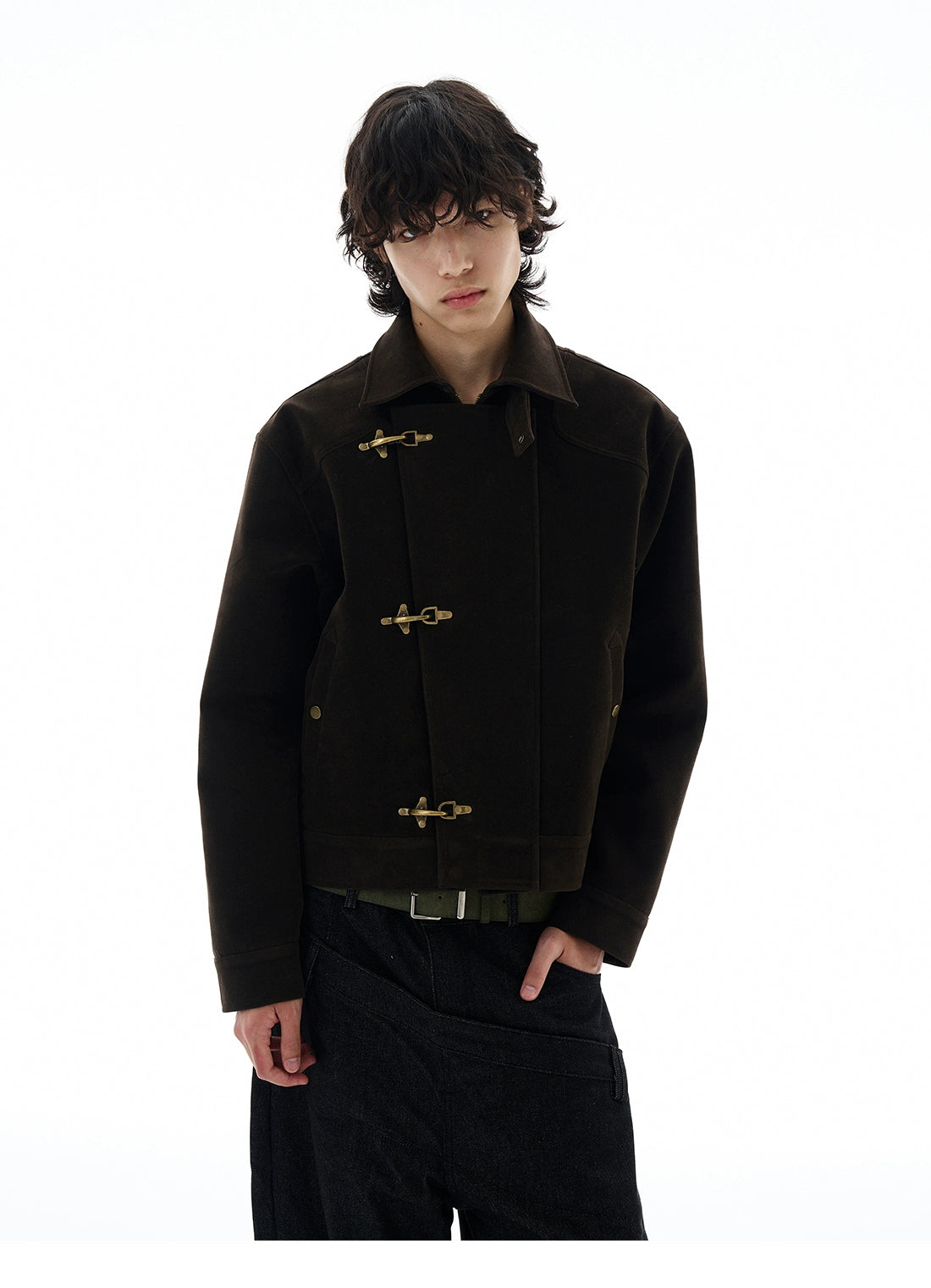 Midnight Espresso Toggle Jacket