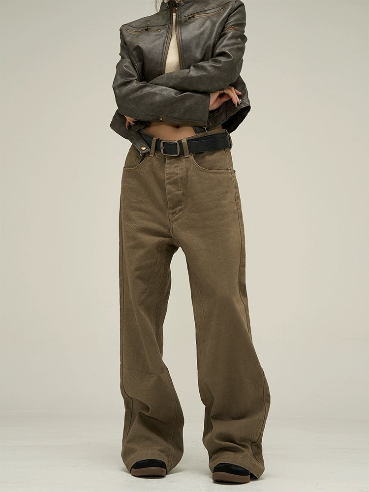 Wide-Leg Carpenter Pants