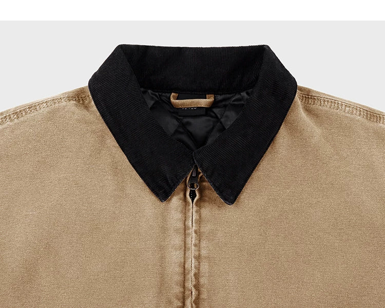 Two-Tone Quarry Collar Work Jacket