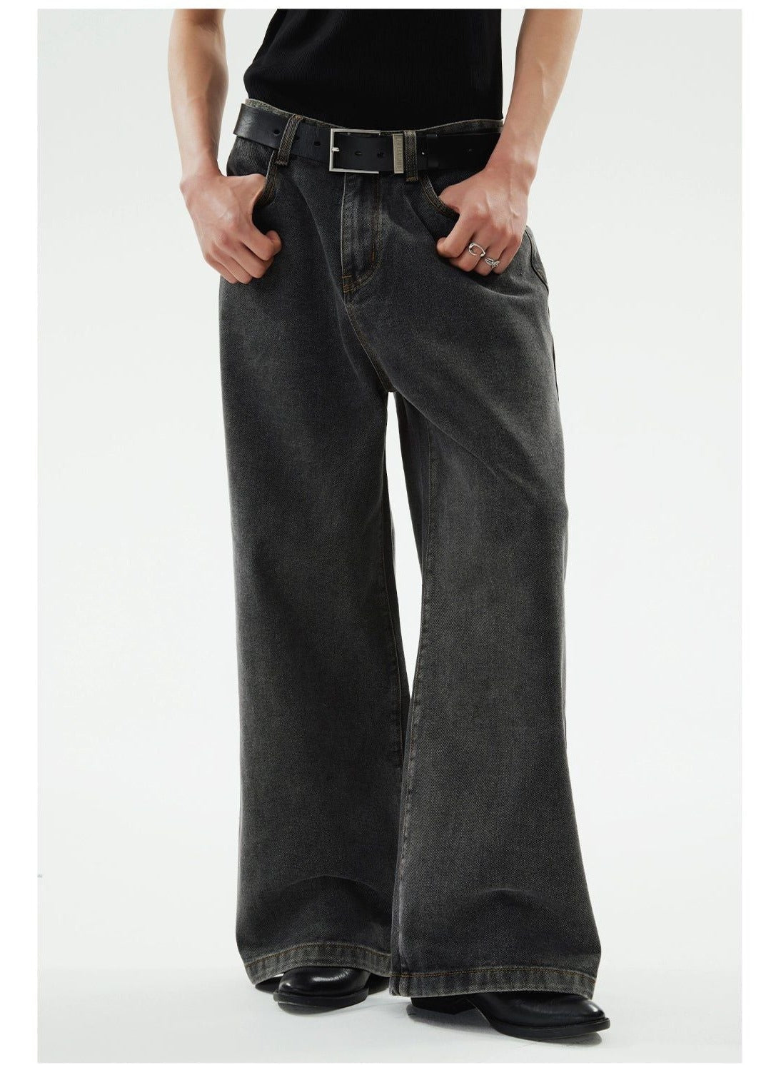 Comfy Fit Washed Jeans - chiclara
