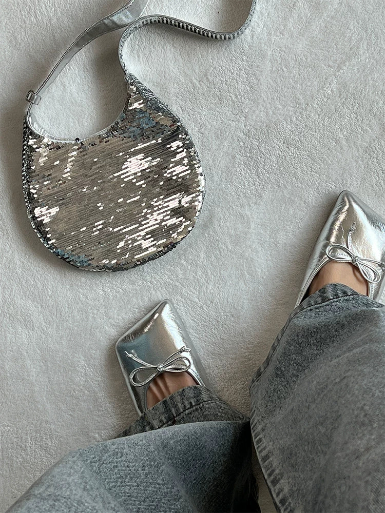 Sequin Waterdrop Party Shoulder Bag - view 3