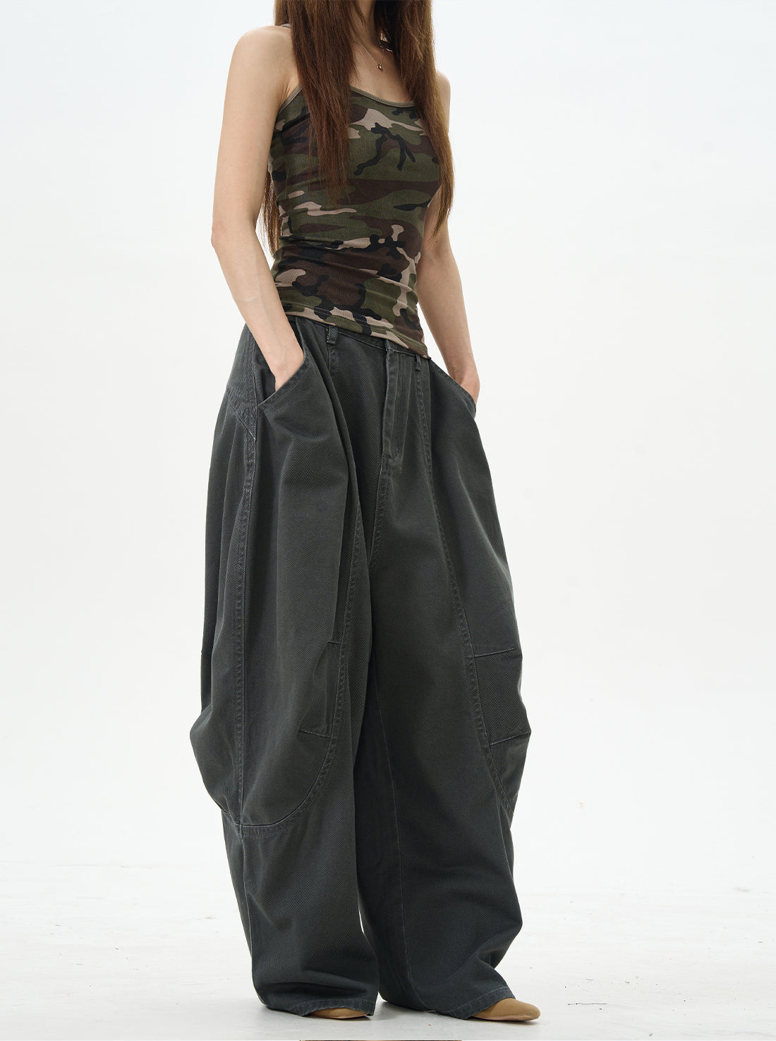 Black Baggy Oversized Skater Pants