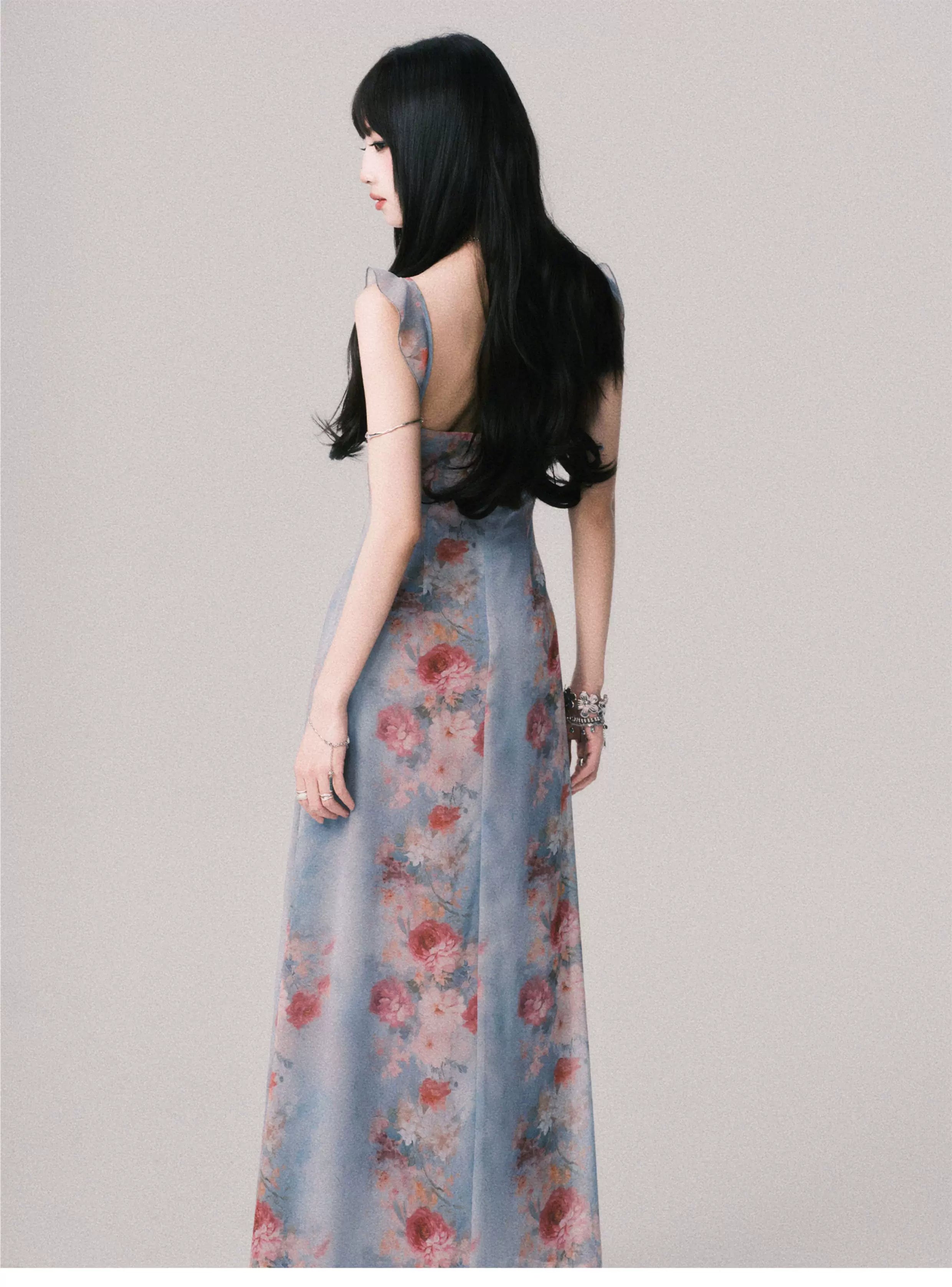 Cloud Petal Reverie Maxi Dress