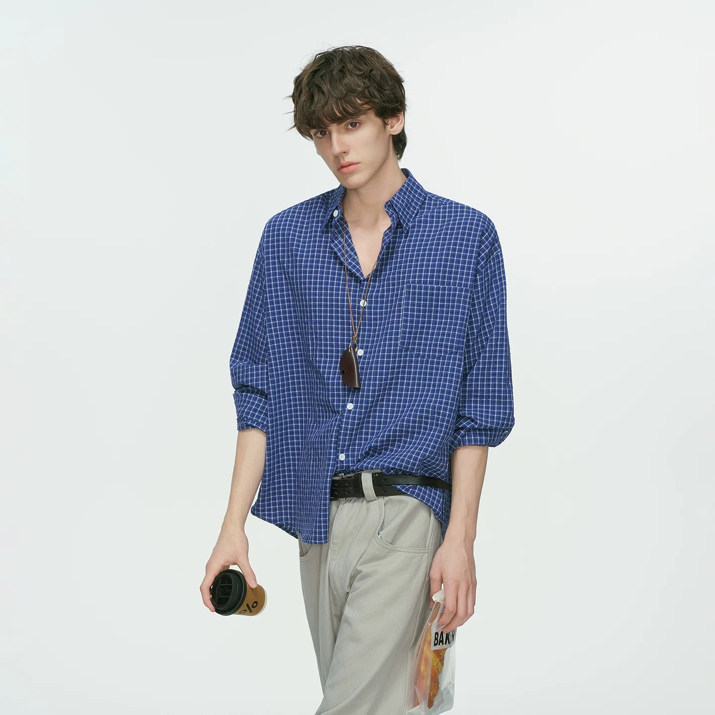 Metro Grid Relax Fit Shirt