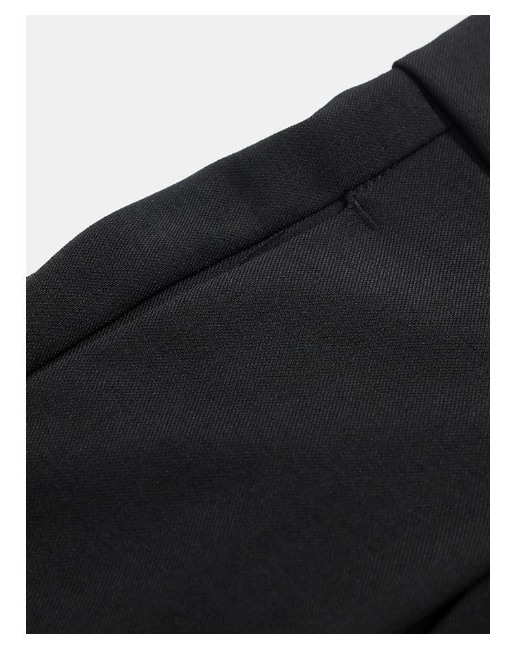 Dramatische Noir-Palazzo-Hosen mit breitem Bein