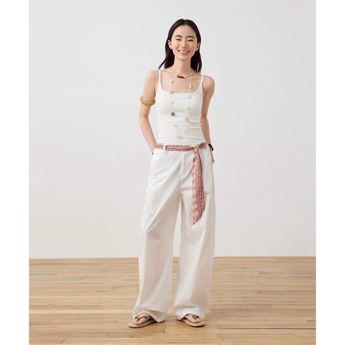 Ribbed Strap Cami Top