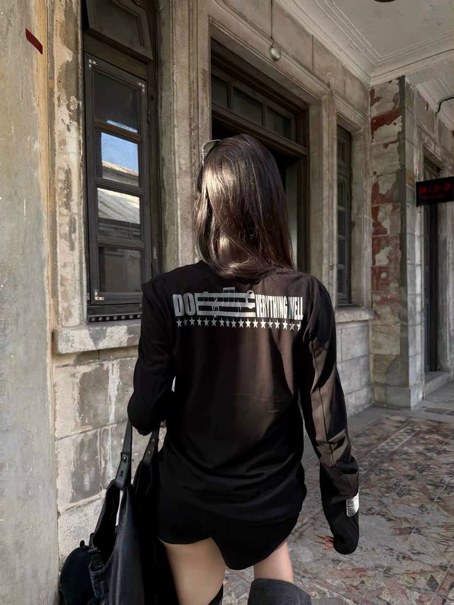 Eclipse Glyph Skull Henley Longsleeve