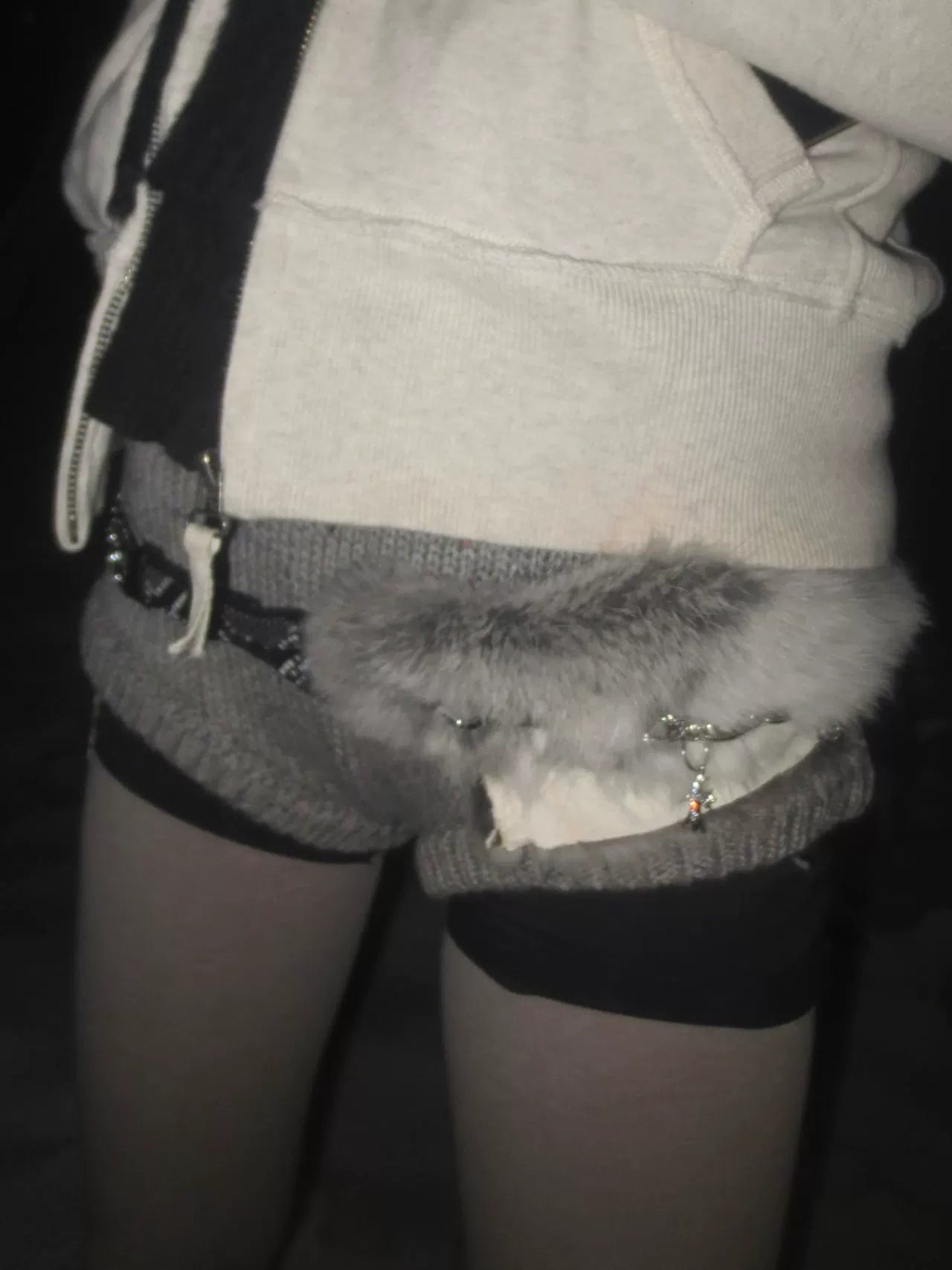 Subculture Rabbit Fur Belt
