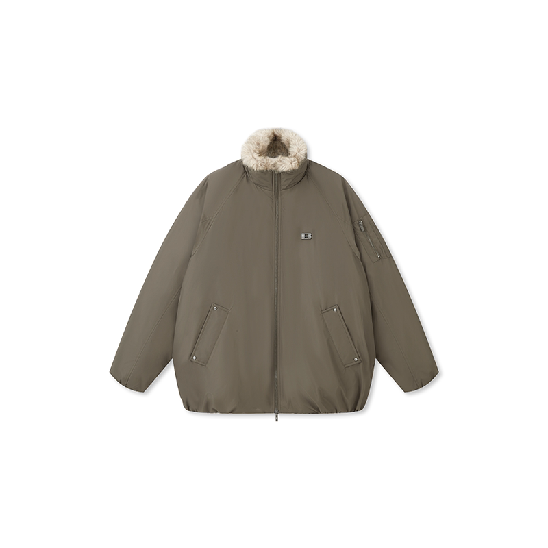 Arctic Haven Faux Fur Collar Jacket