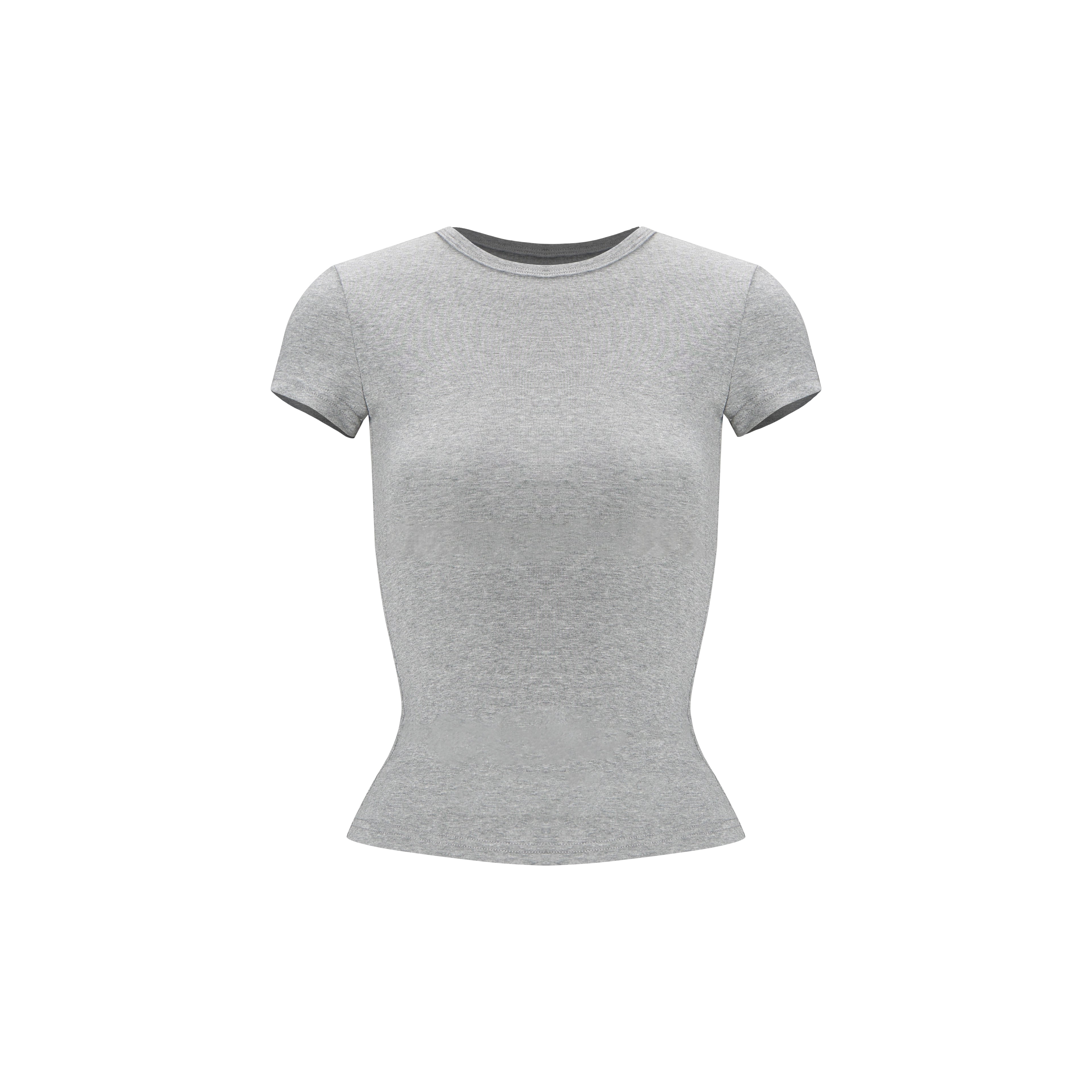 Normales schulteres Sport-Kurzarm-T-Shirt