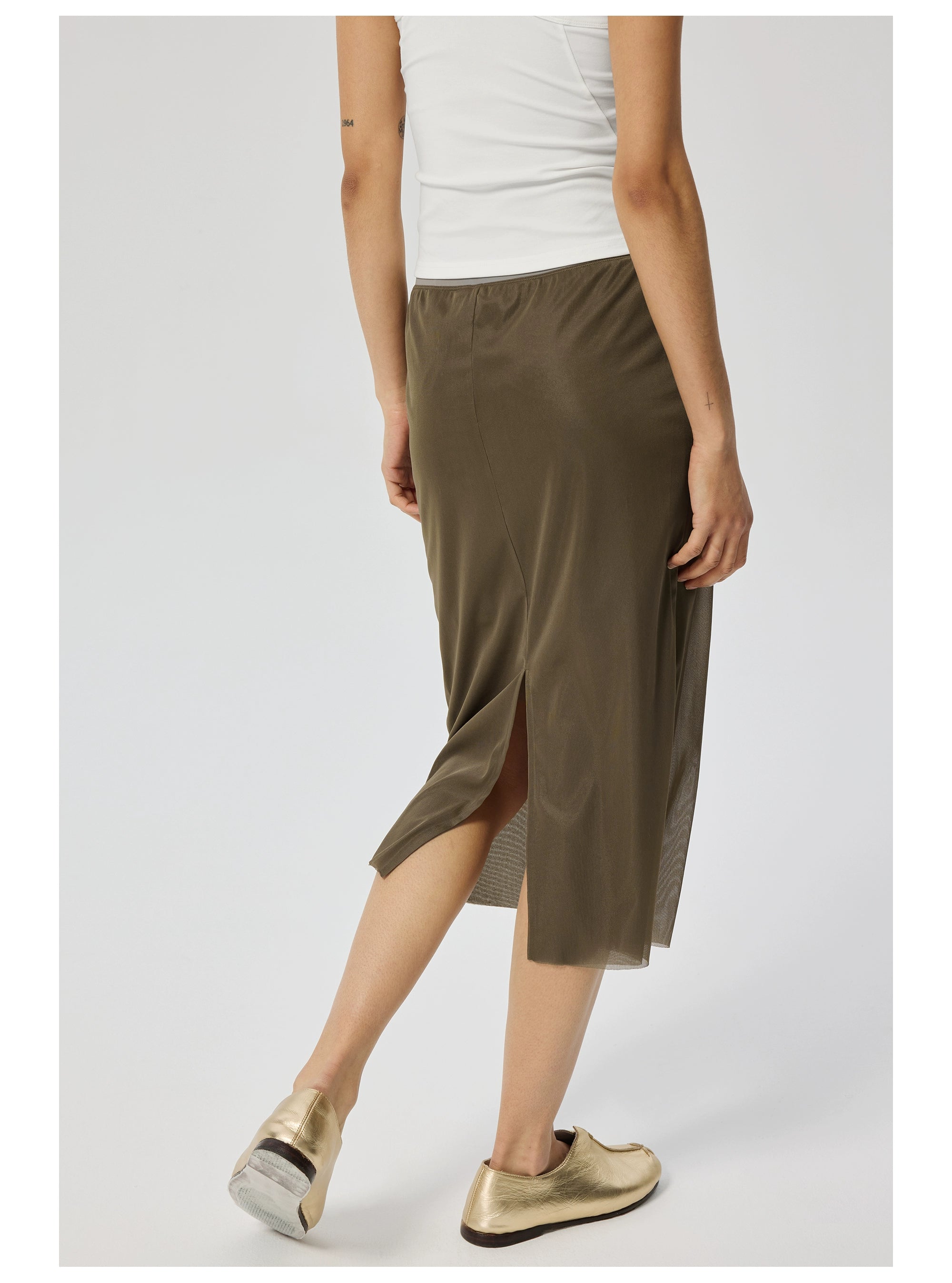 Knee-Length Straight Skirt