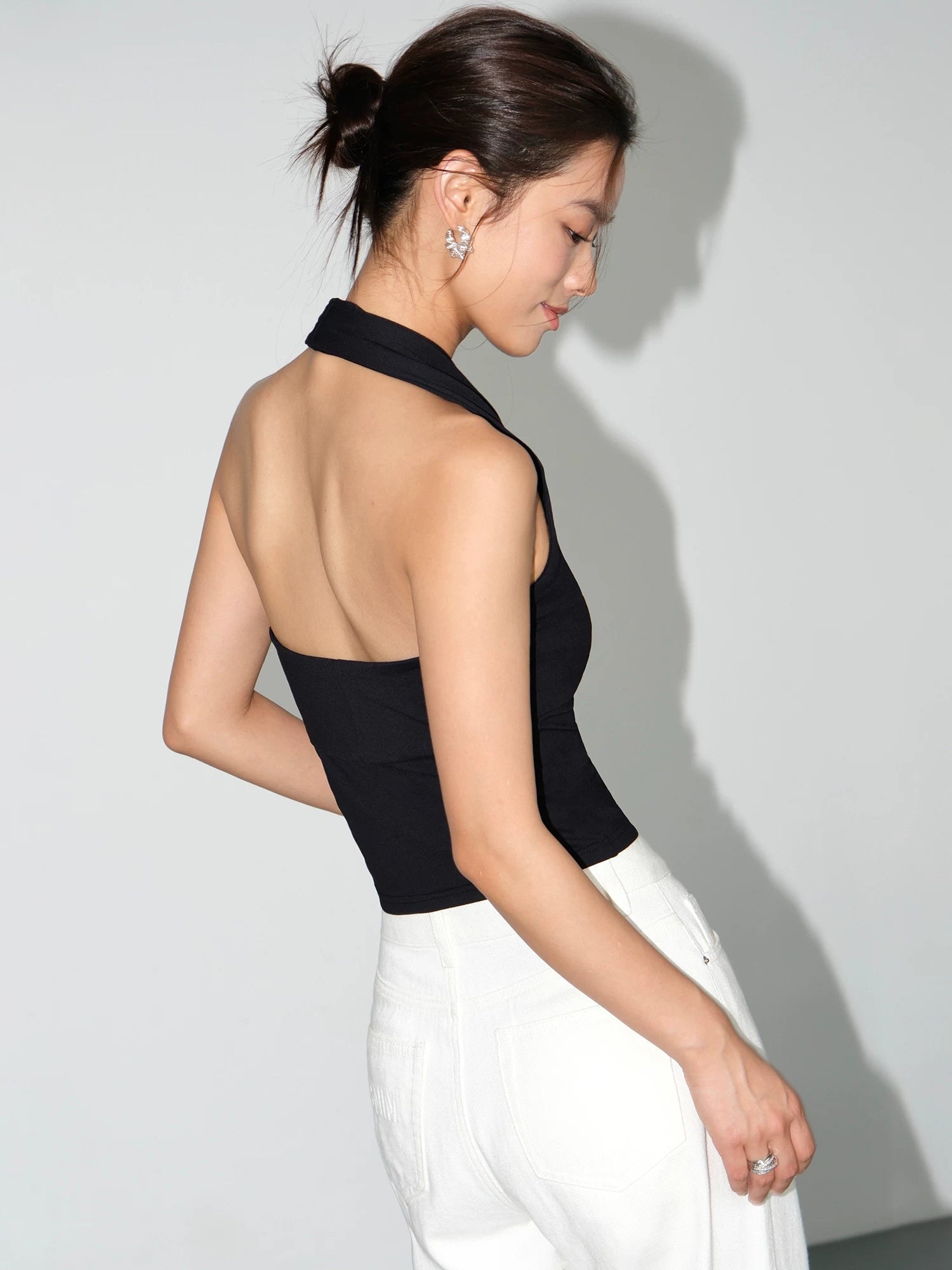 Rhythm Halter Sculpt Knit Top