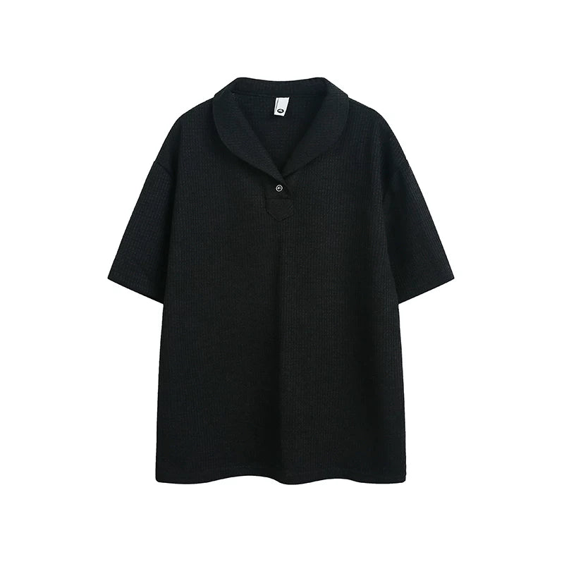 Textured Lounge Knit Polo Shirt