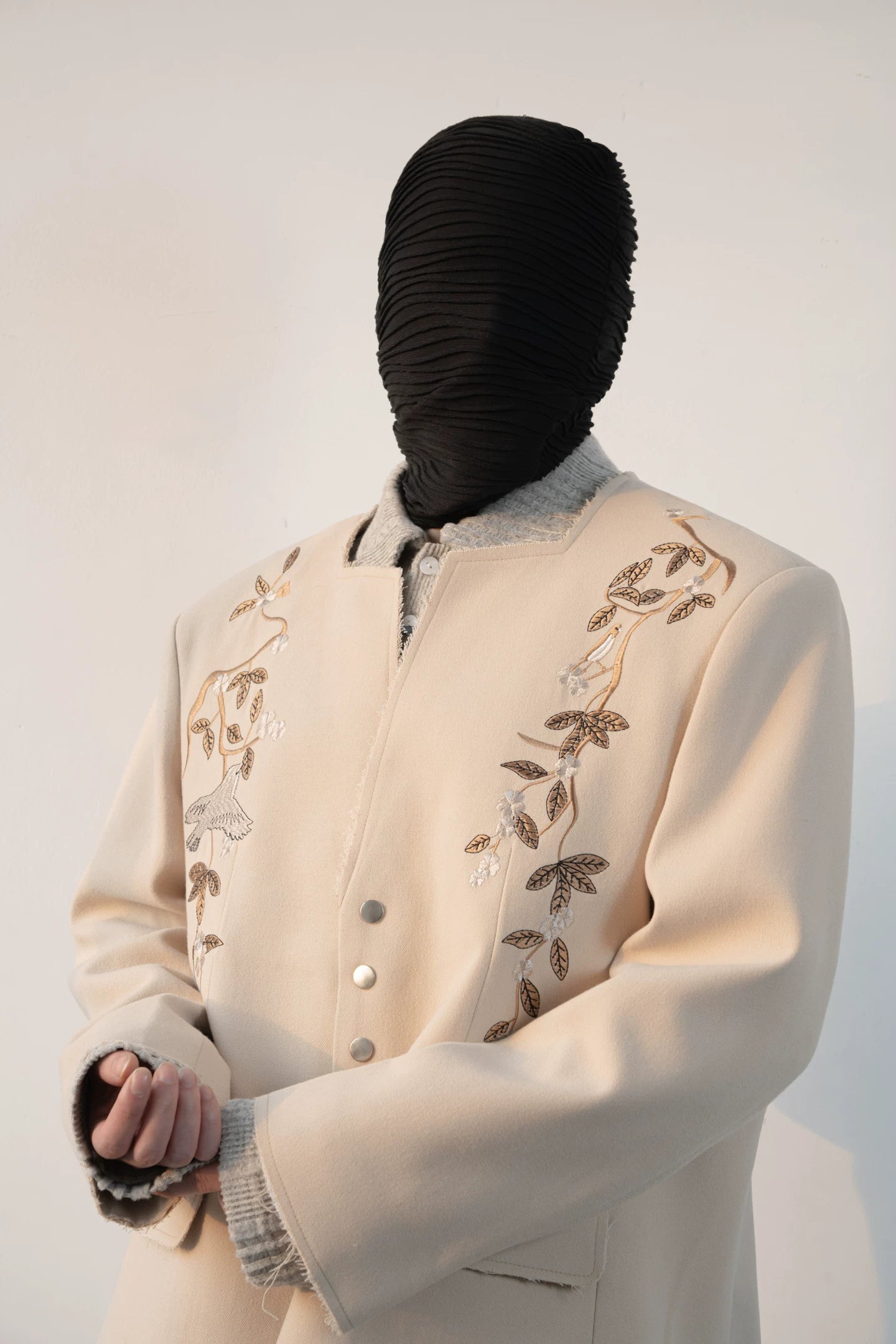 Sand Garden Embroidered Blazer