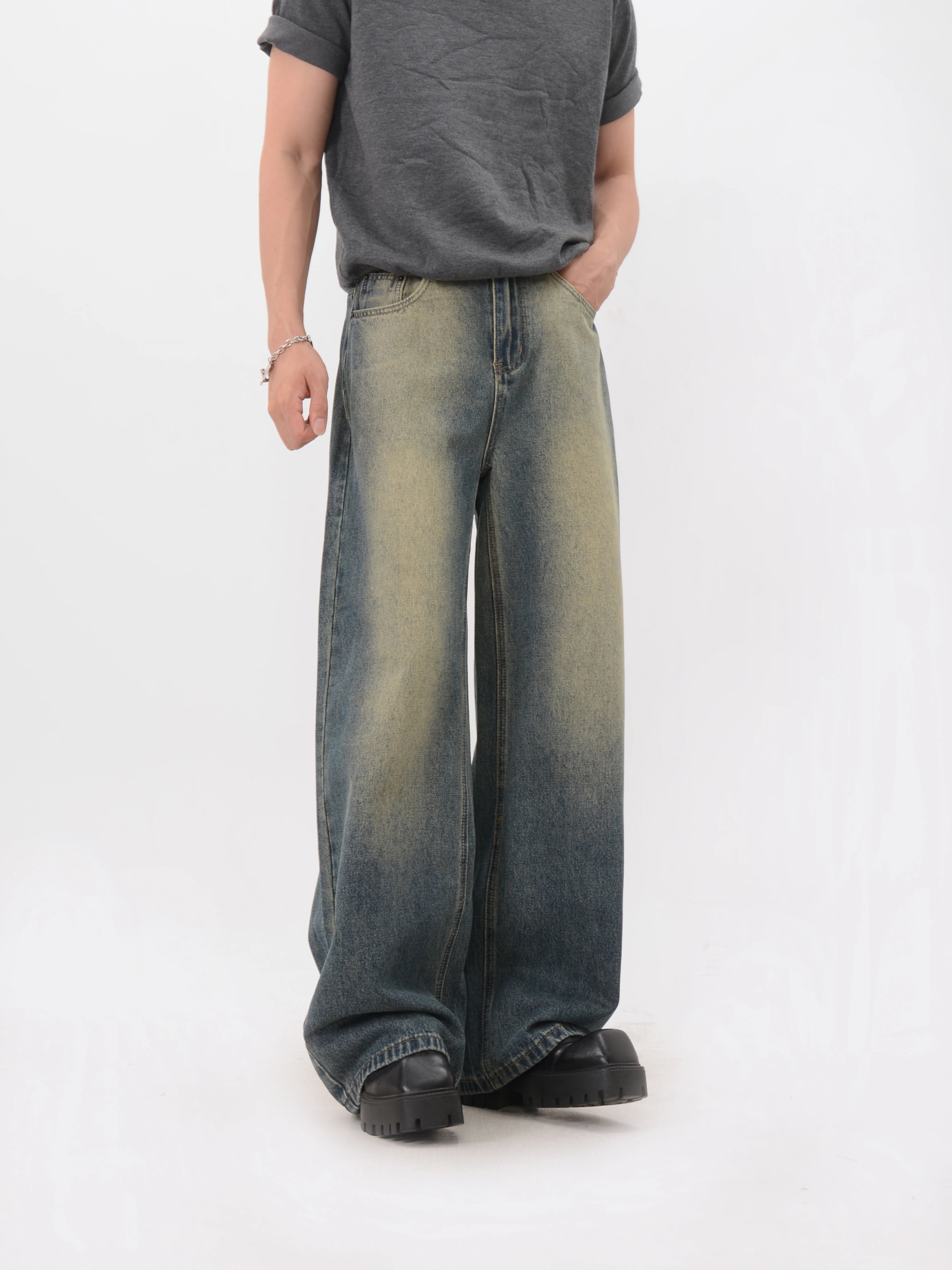 Skyfade Wide Leg Denim