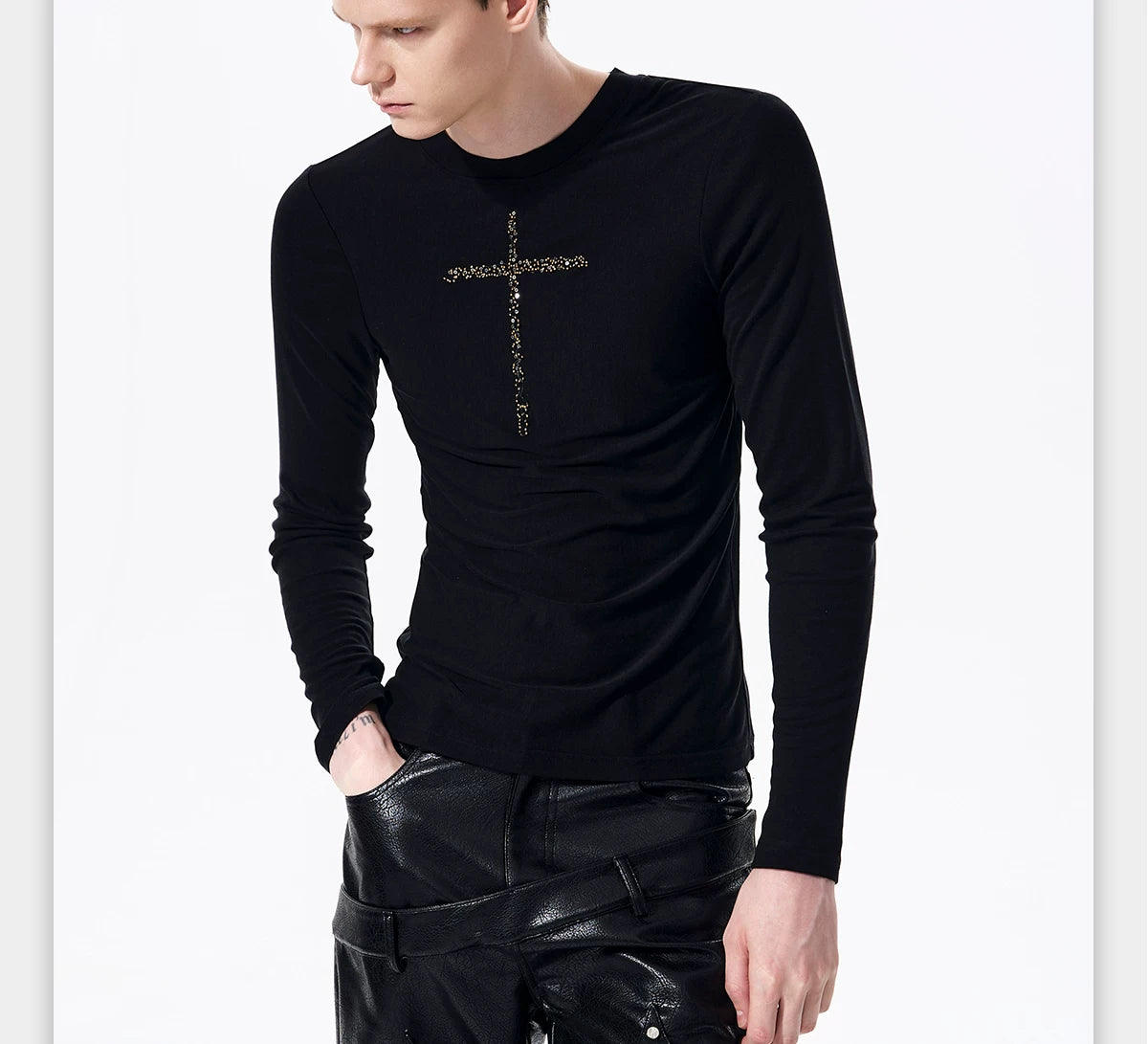 Gilded Relic Cross Longsleeve