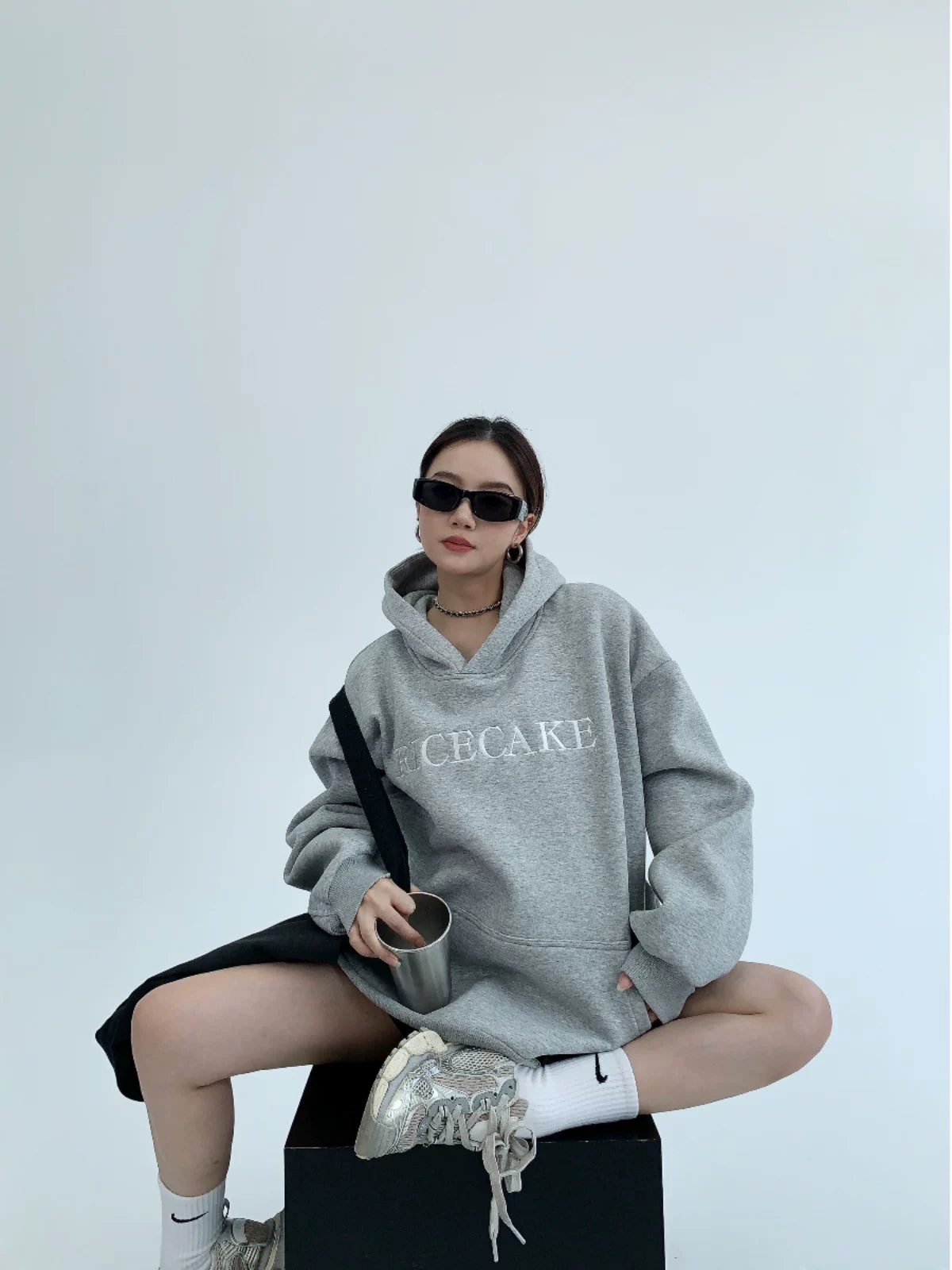 Charcoal Blossom Backstage Hoodie