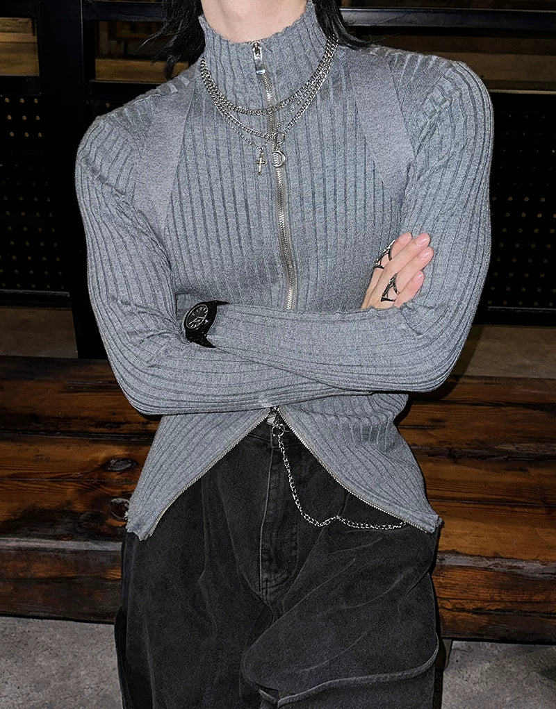 Ironspire Contour Rib Zip Top
