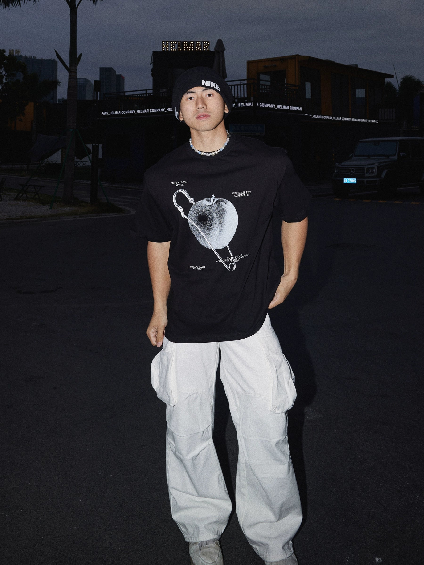 Graphic Safety Pin T-Shirt