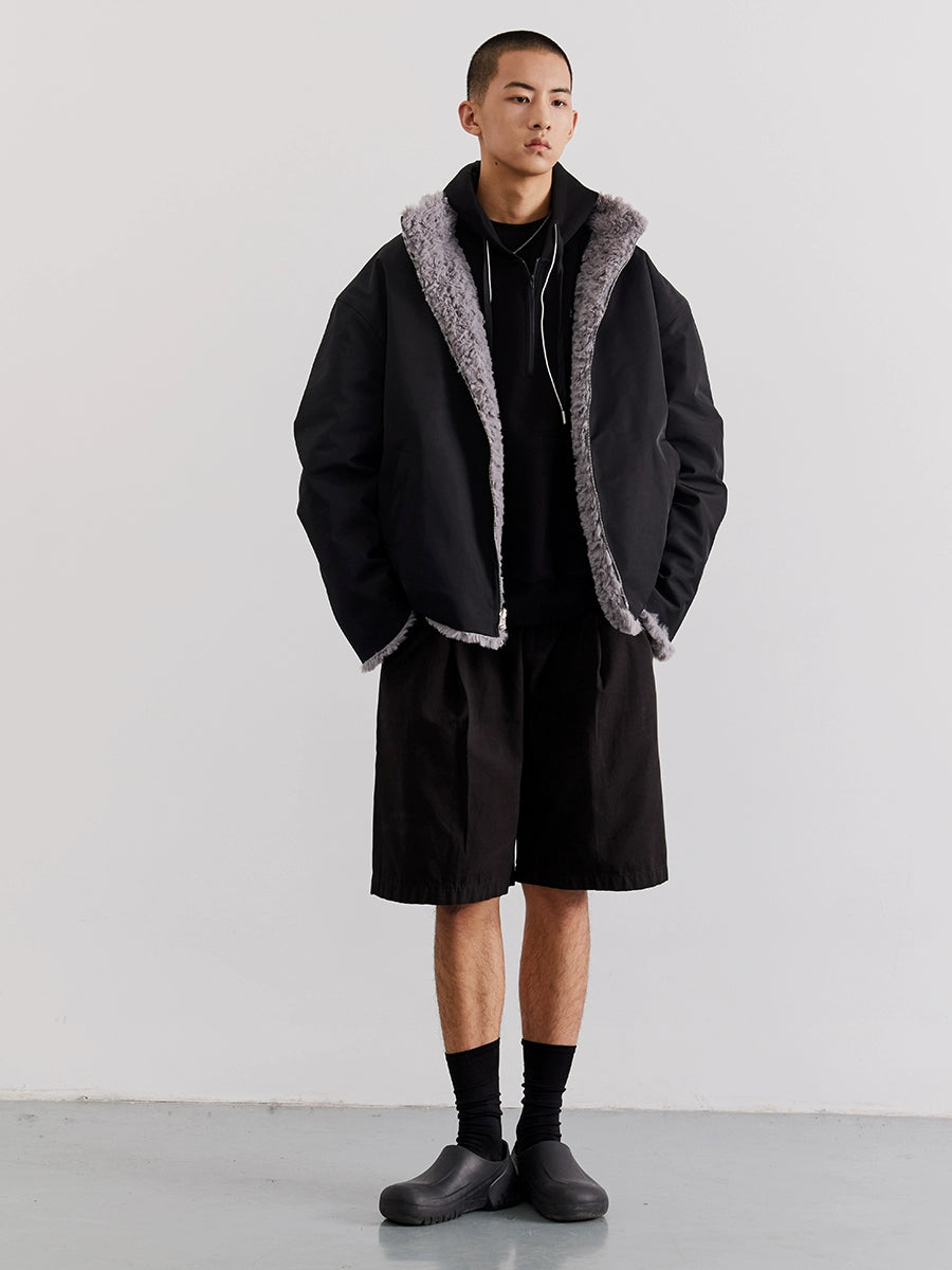 FrostFlip Reversible Sherpa Bomber