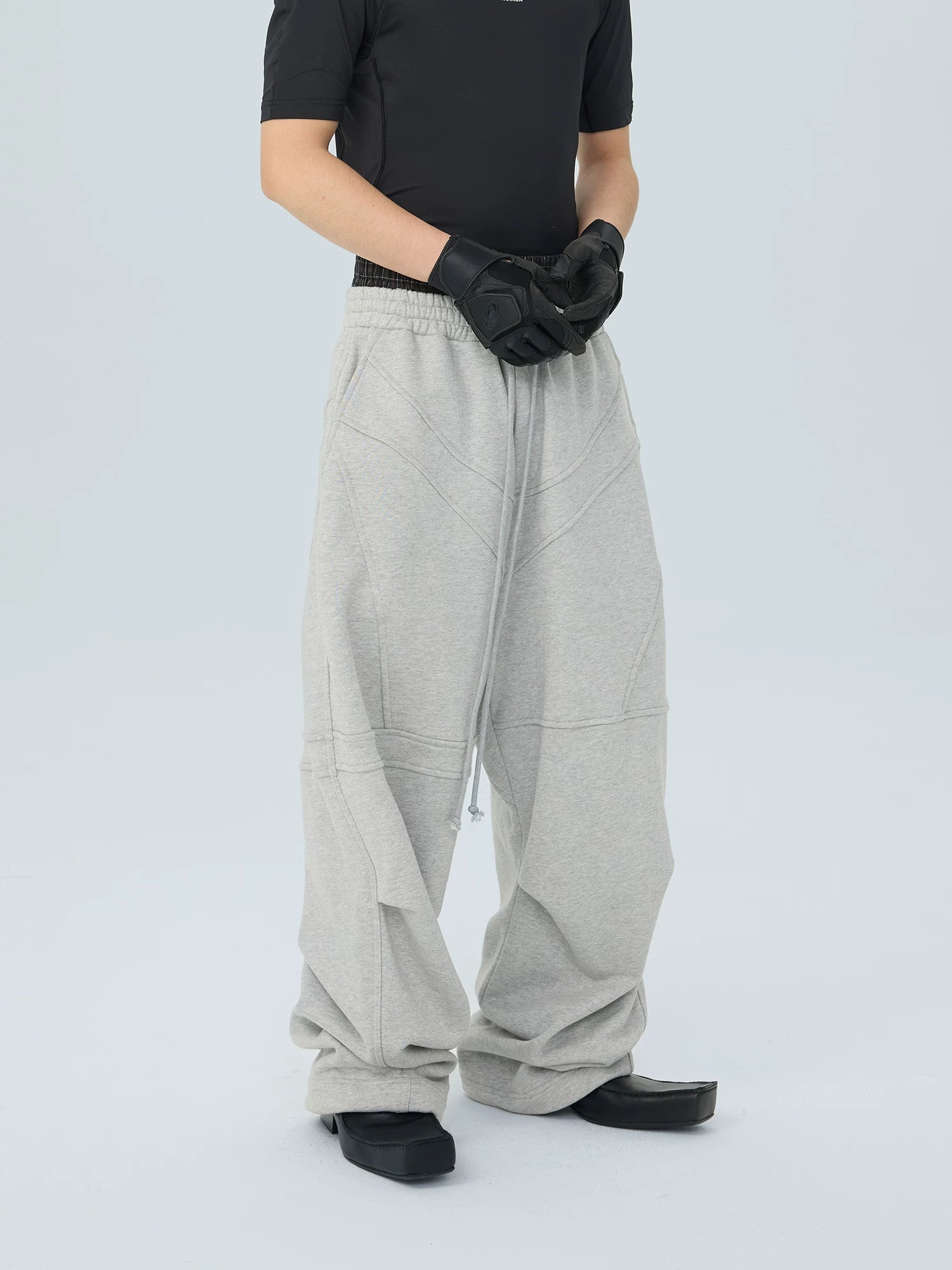 Circuit Paneled Drape Sweatpants