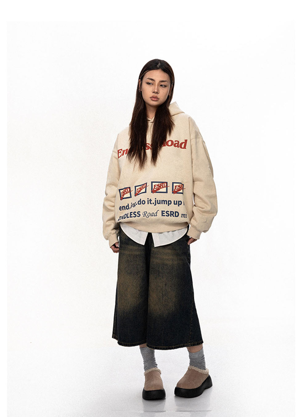 Vintage Vision Hooded Sweatshirt - chiclara